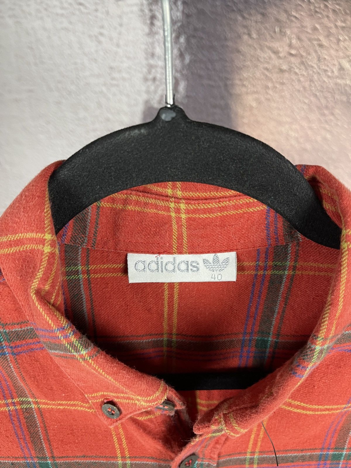 Adidas Adidas vintage 80s 90s checkered flannel long sleeve shirt Size US M / EU 48-50 / 2 - 8 Thumbnail