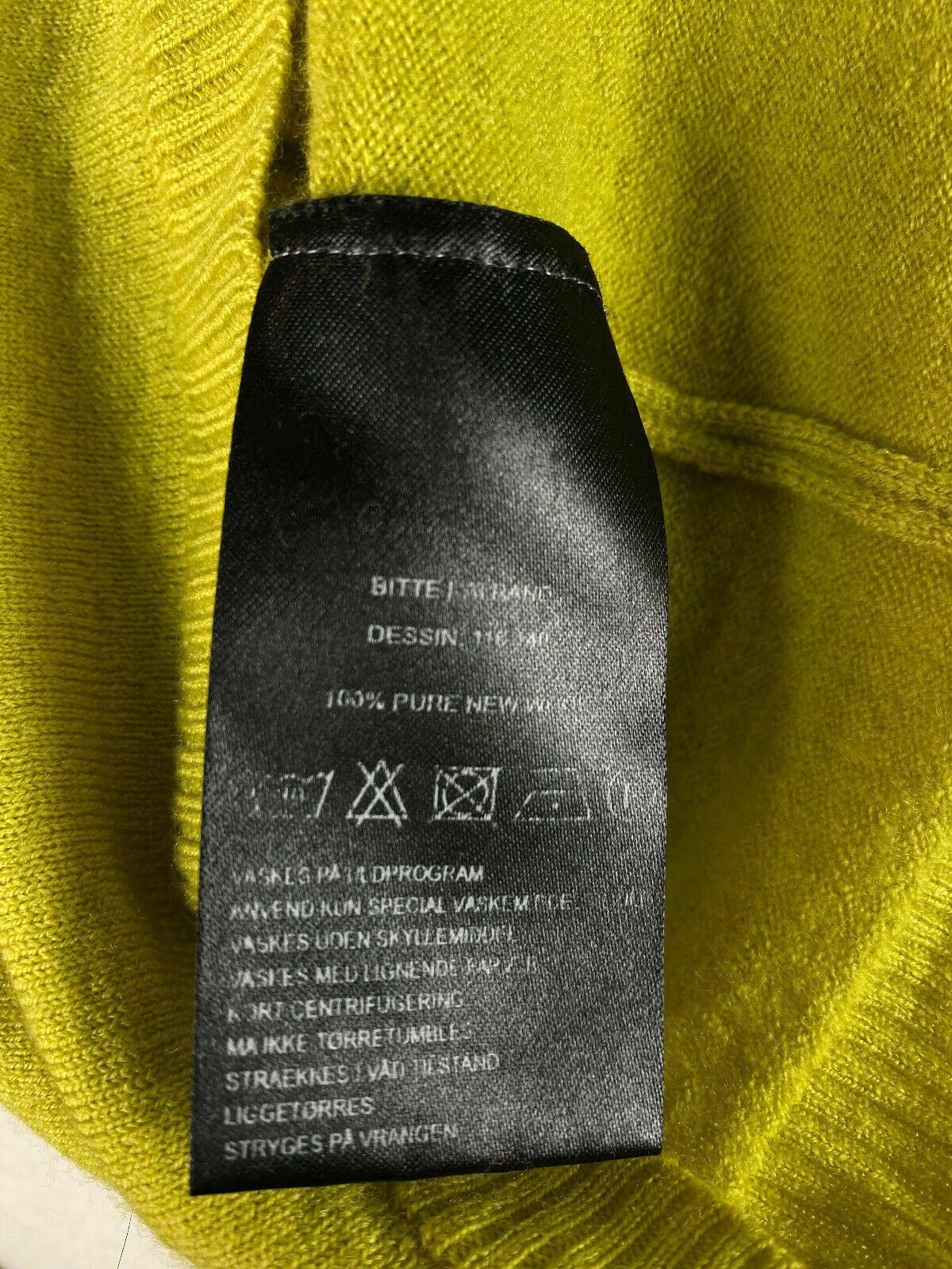 Designer Ladies Bitte Kai Rand Yellow Wool Crew Neck Sweater Size M Size M / US 6-8 / IT 42-44 - 9 Thumbnail
