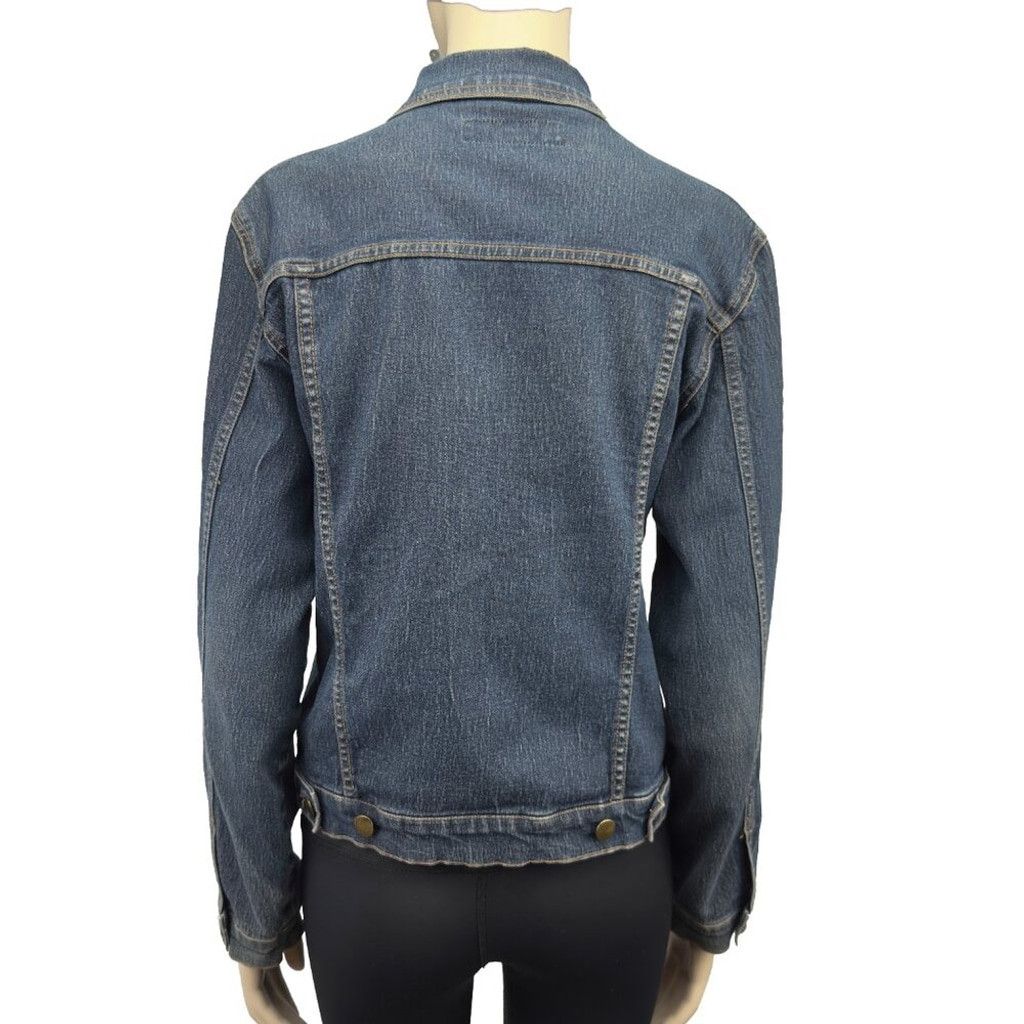 Other MY MAILLE MONTREAL Button up Dark Blue Jean Jacket Size M Size XXS / US 00 / IT 34 - 6 Thumbnail