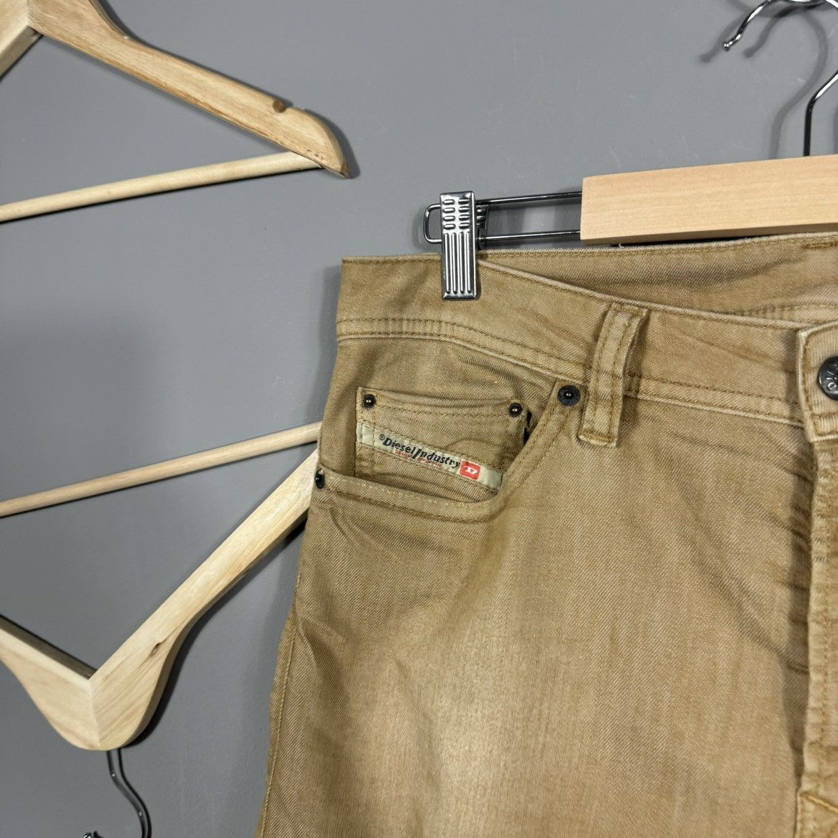 Diesel × Vintage Diesel Safado Olive Regular Slim-Straight Pants Size US 31 - 6 Thumbnail