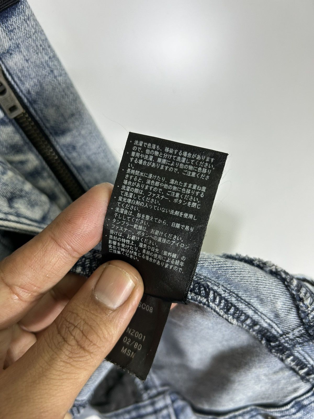 Japanese Brand 🔥Field Core Cordura Fabric Denim Distressed Rider Jacket Size US L / EU 52-54 / 3 - 14 Thumbnail