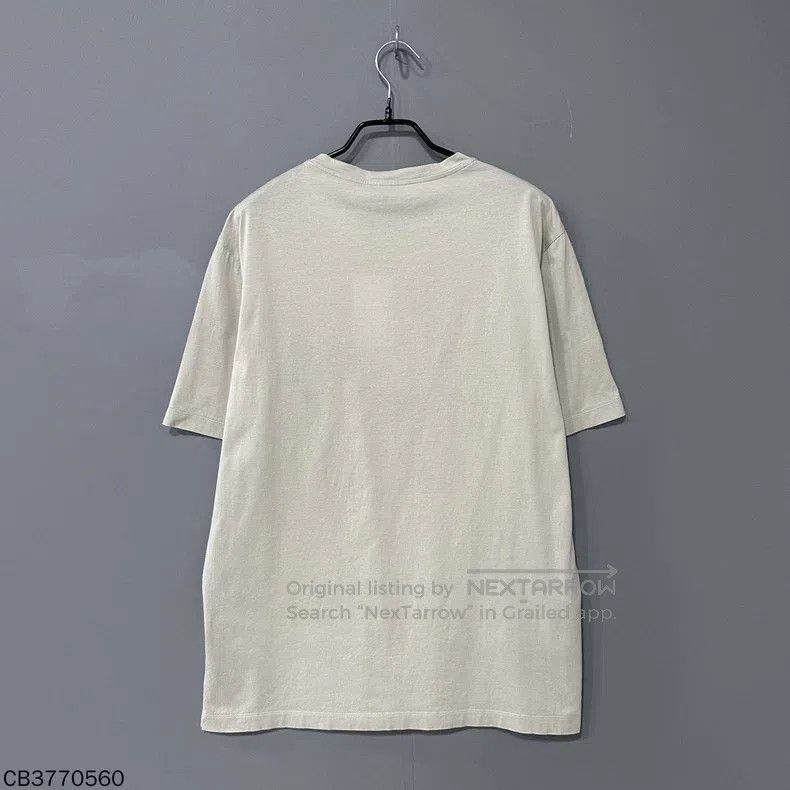 Hermes Hermes Horseshoe Buckle Embroidered Beige Short Sleeve Size L / US 10 / IT 46 - 3 Thumbnail