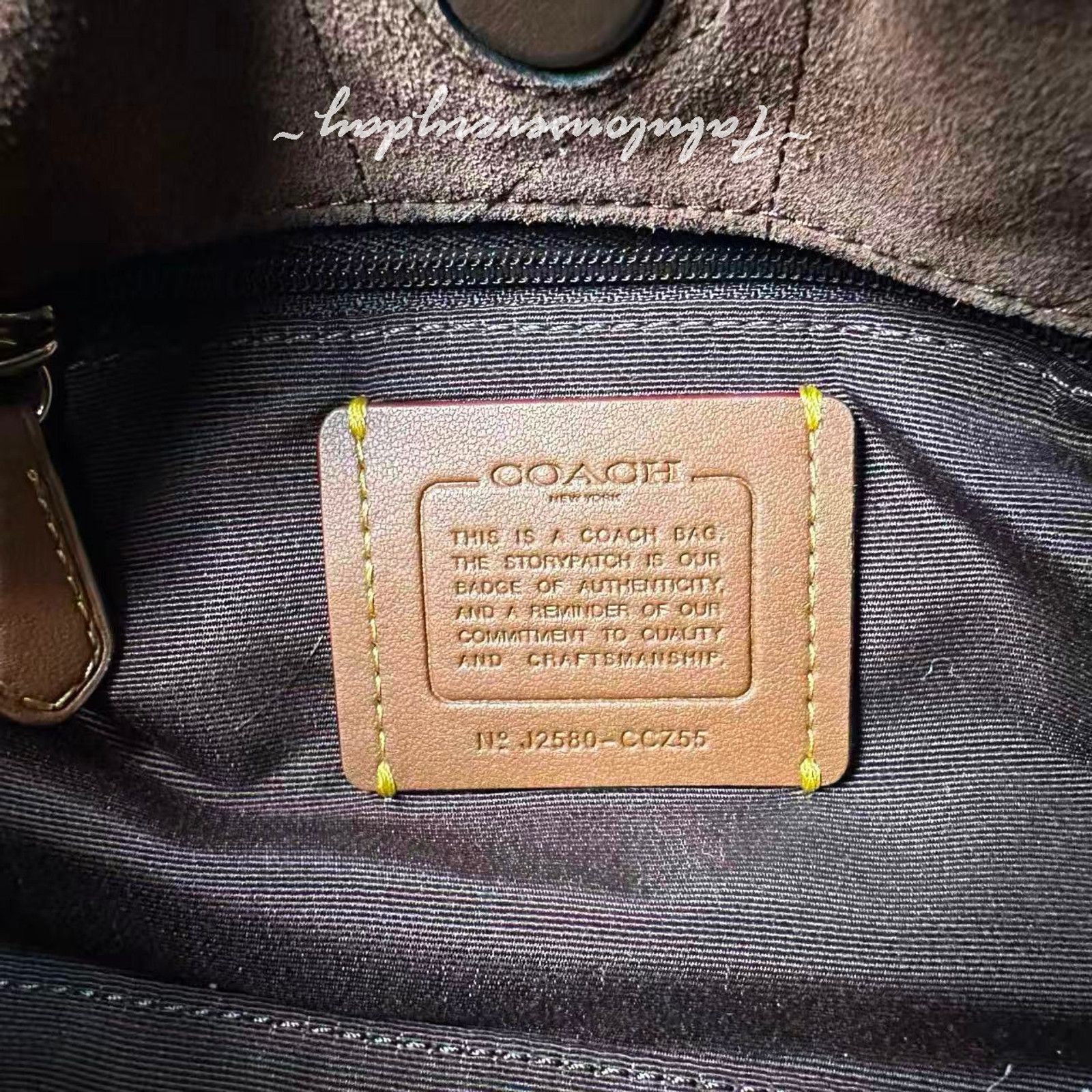 Coach Coach Faye Shoulder Xbody Quilting Suede/Vintage Brown/Maple Size ONE SIZE - 9 Thumbnail