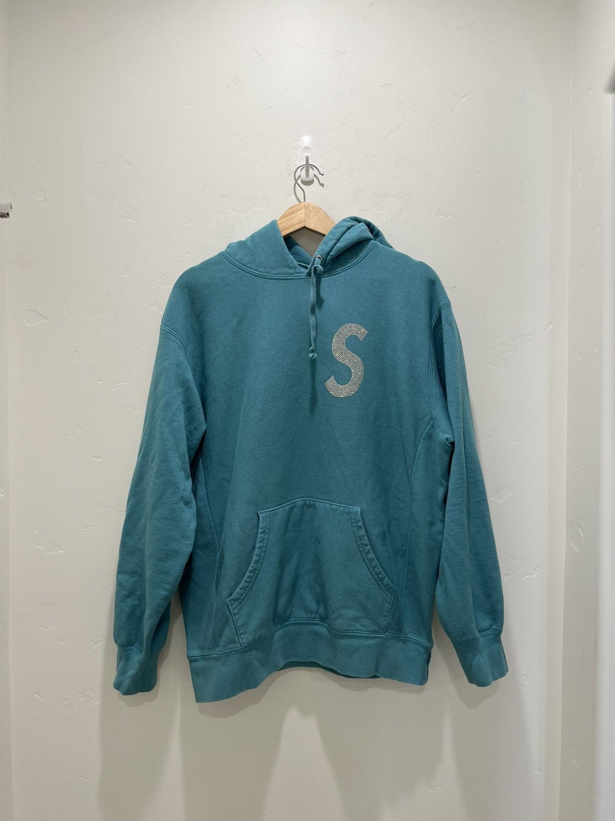 Supreme x Swarovski S Logo Hooded Sweatshirt