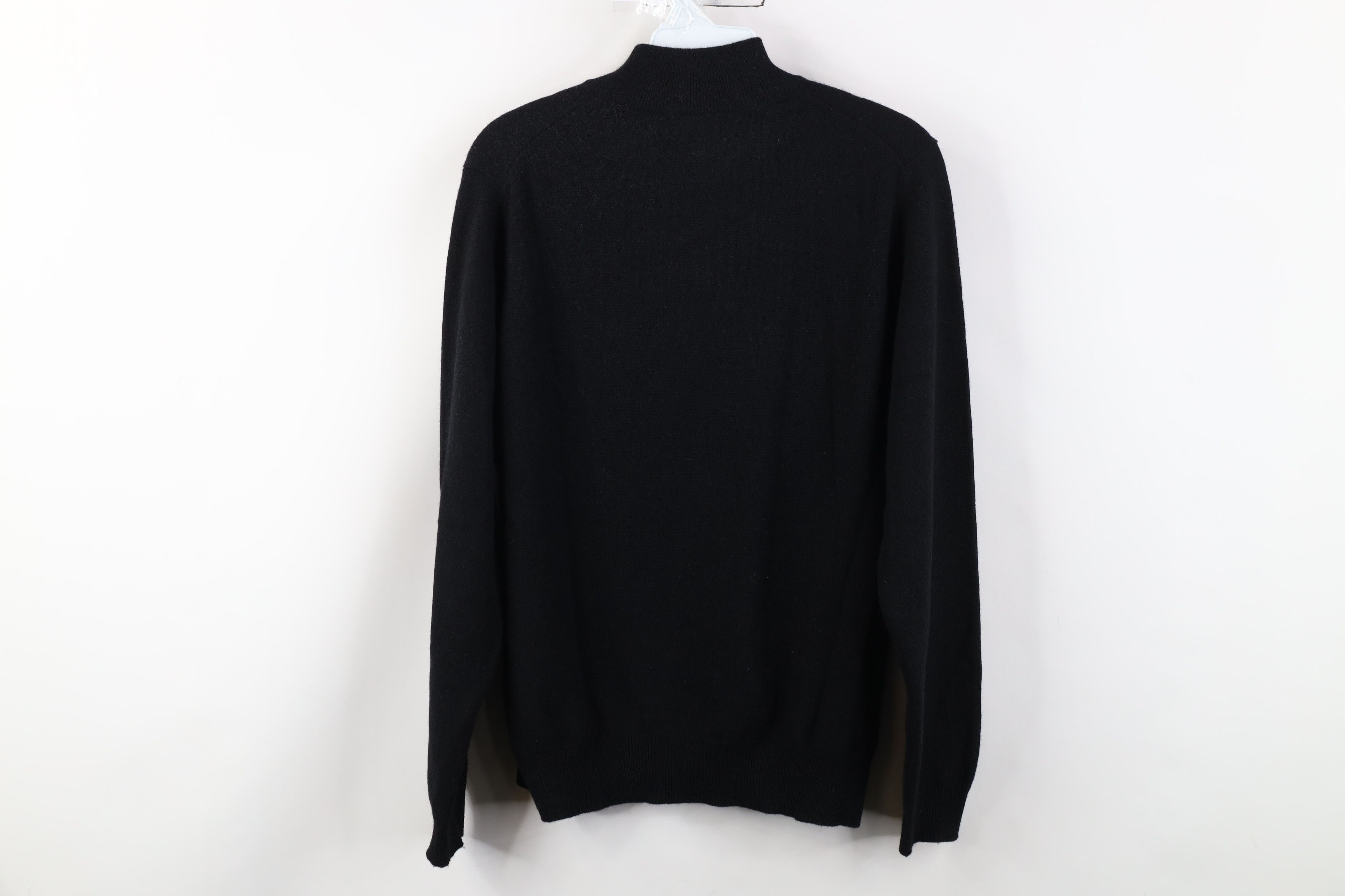 Vintage Vintage 90s Streetwear 2 Ply Cashmere Knit Mock Neck Sweater Size M / US 6-8 / IT 42-44 - 9 Thumbnail