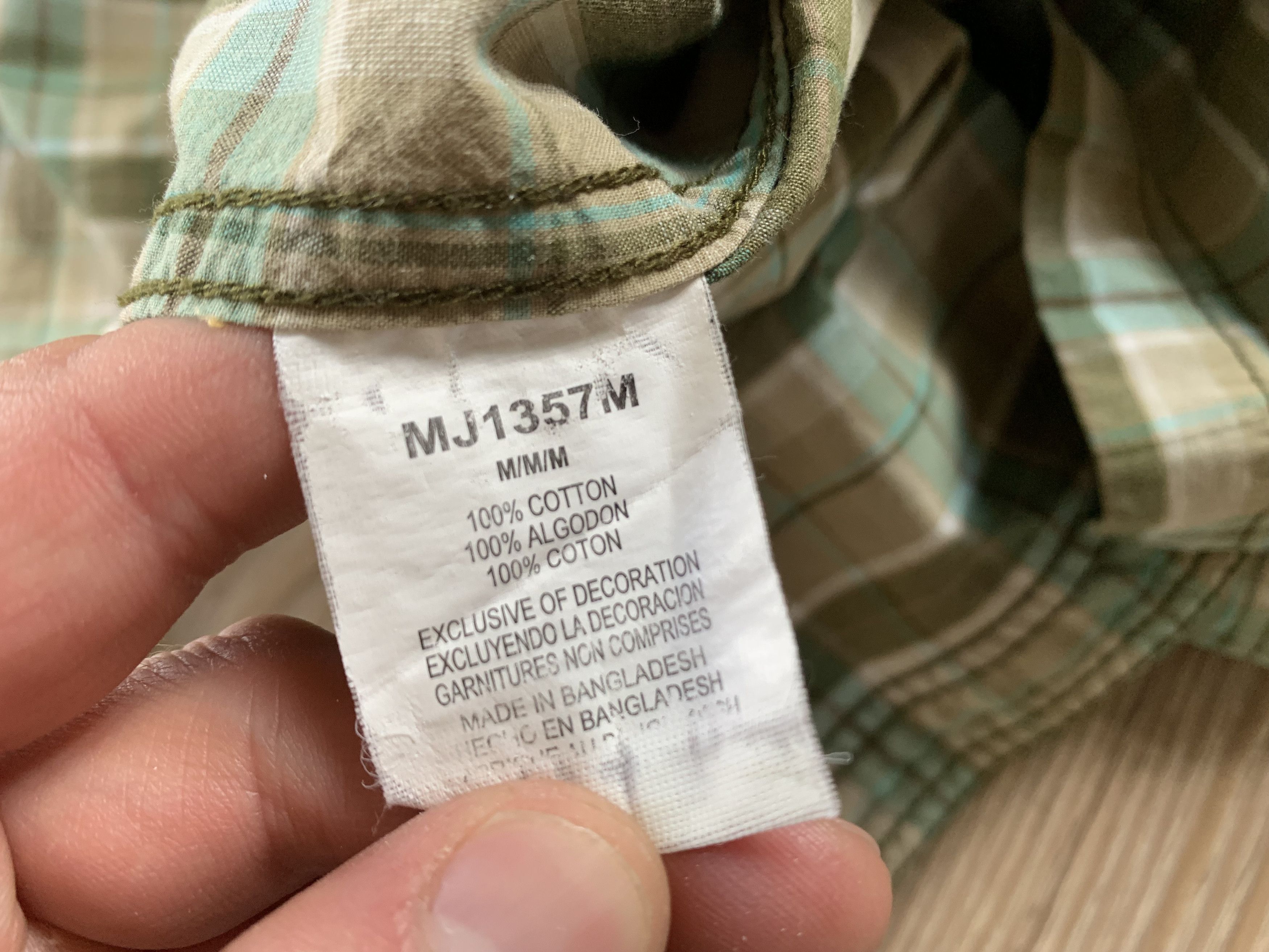 Vintage × Wrangler Wrangle 20X Plaid Cotton Long Sleeve Shirt Size US M / EU 48-50 / 2 - 7 Thumbnail