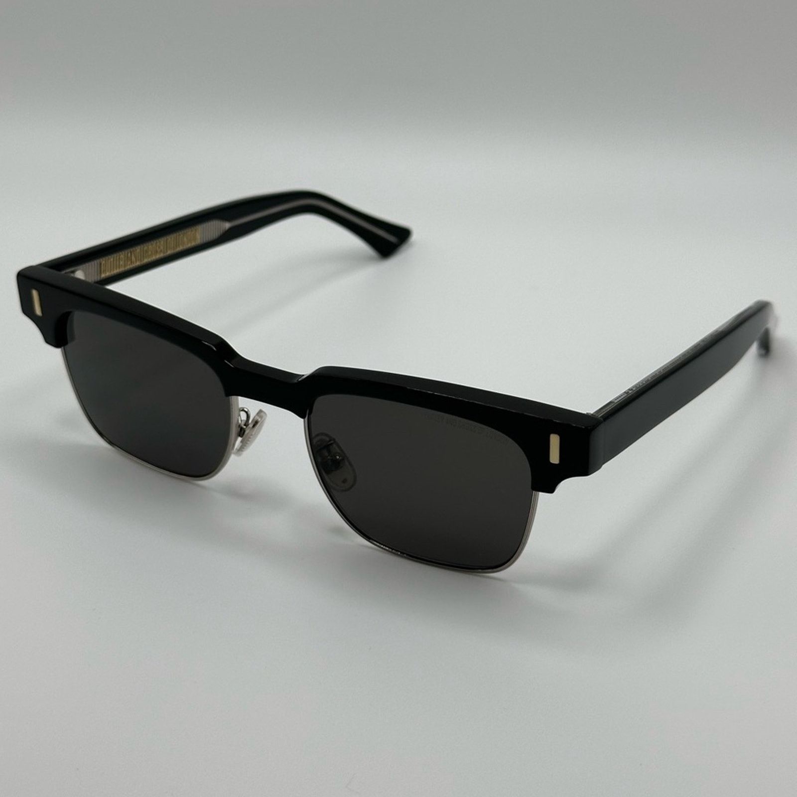 Cutler and Gross BRAND NEW CUTLER AND 1332 001 Black Grey Unisex Sunglasses Size ONE SIZE - 3 Thumbnail
