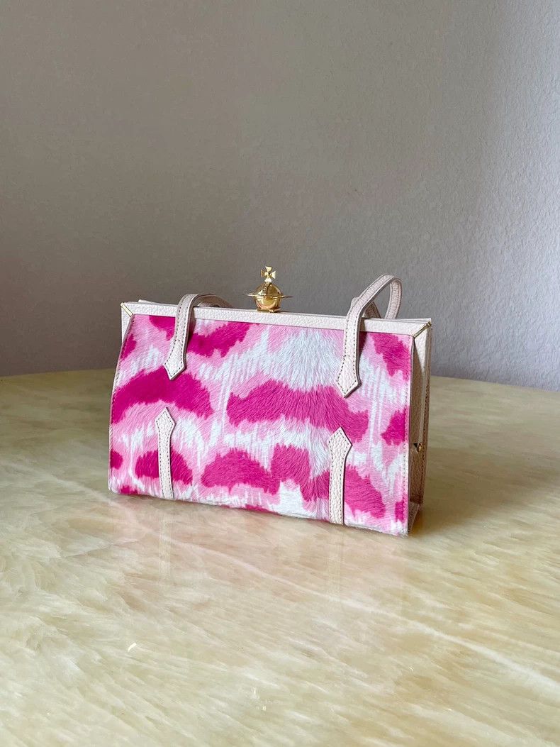 Vivienne Westwood Vivienne Westwood size os Pink leopard print horsehair ORB Size ONE SIZE - 1 Thumbnail