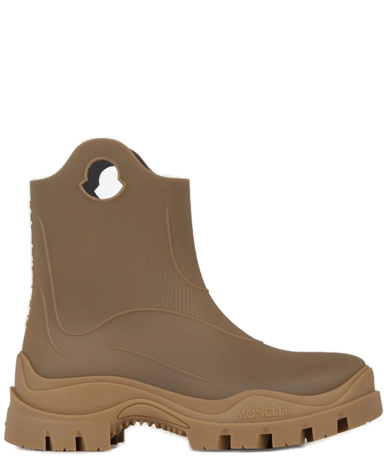 image of Moncler Mist Rain Boots In Brown, Women's (Size 6)
