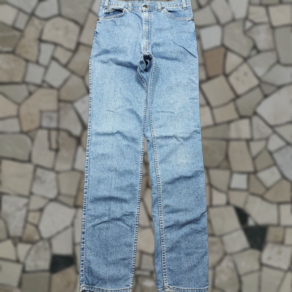 Levi's VINTAGE Levi's Silver Medal Tab Jeans Mens 33x37 Blue Denim 90s USA Made Size US 33 - 1 Thumbnail