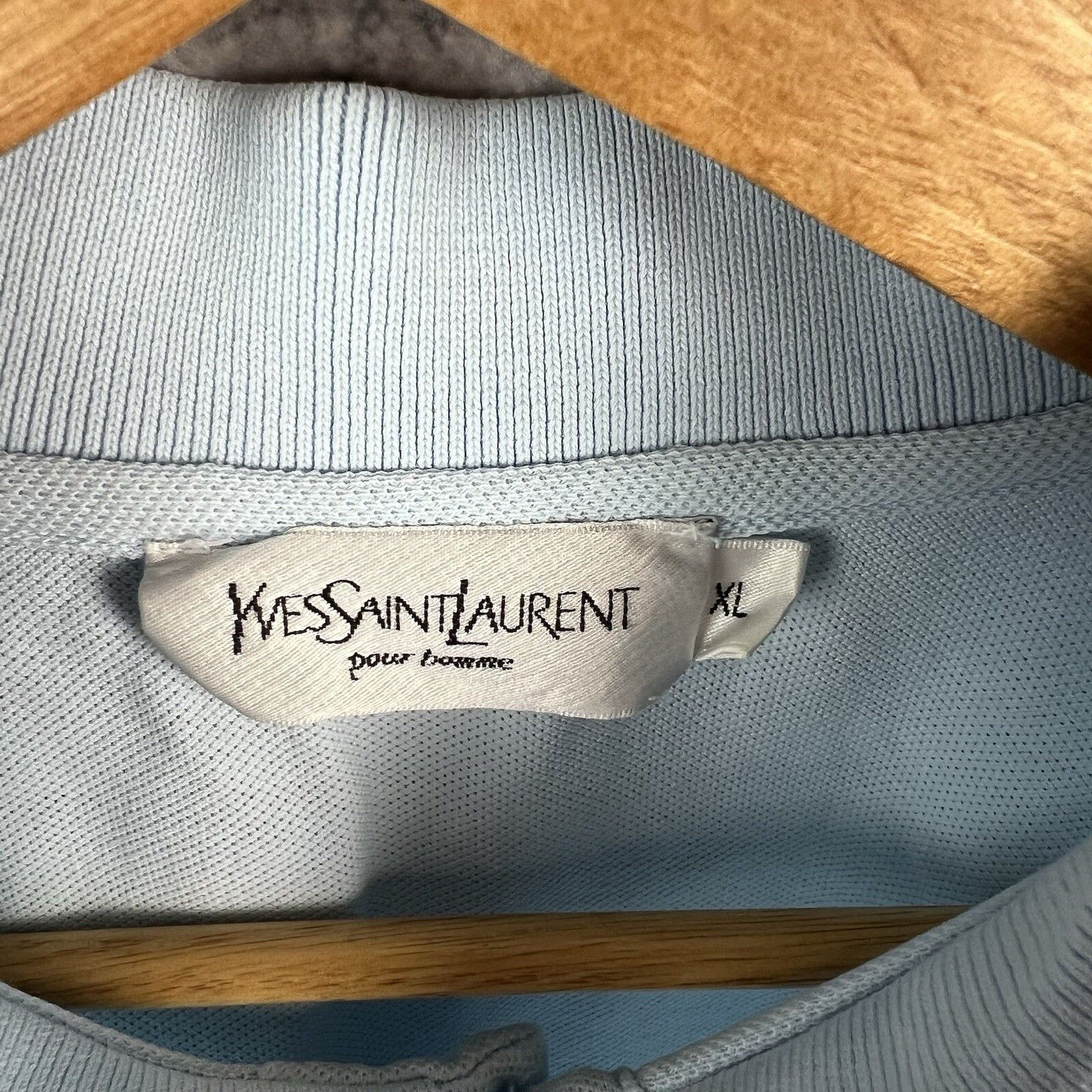 Yves Saint Laurent Yves Saint Laurent Polo Shirt Men's Size XL Short Sleeve Size US XL / EU 56 / 4 - 2 Thumbnail