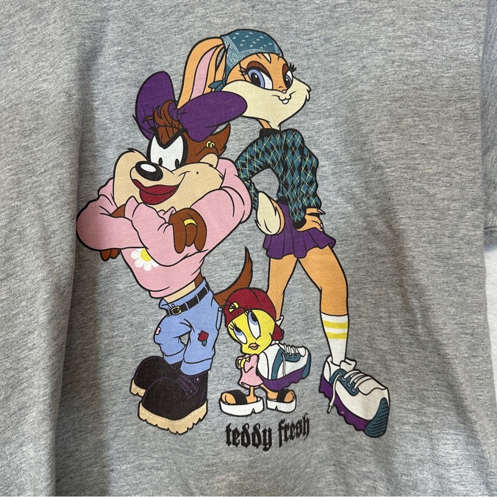 Teddy Fresh Teddy Fresh x Looney Tunes Bad Girls Graphic Tee Size M Size M / US 6-8 / IT 42-44 - 2 Thumbnail