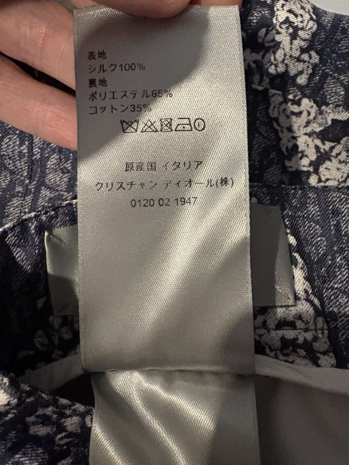 DENIM TEARS × Dior Dior x Denim Tears Oblique Silk Shorts Blue Multi Size 48 Size US 32 / EU 48 - 13 Thumbnail