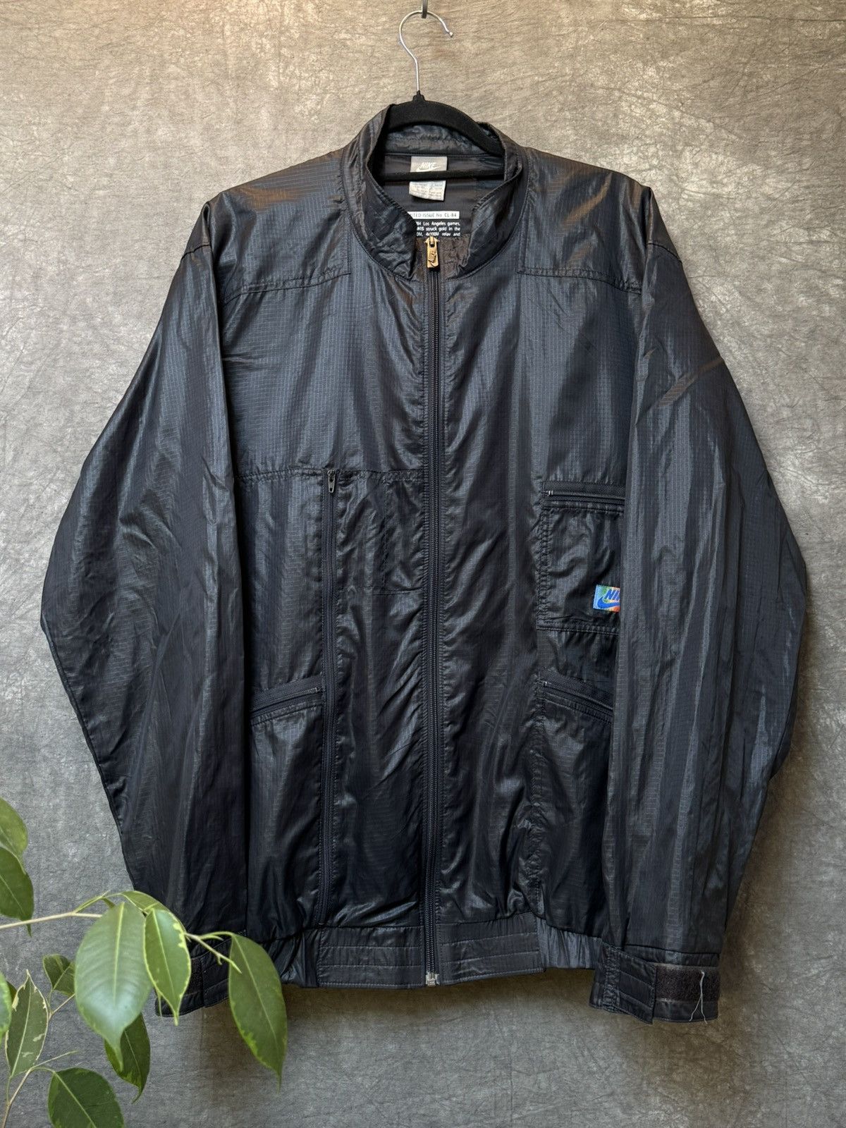 Nike × Vintage Vintage 00's Nike Swoosh Windbreakers Jacket Size US XL / EU 56 / 4 - 1 Thumbnail