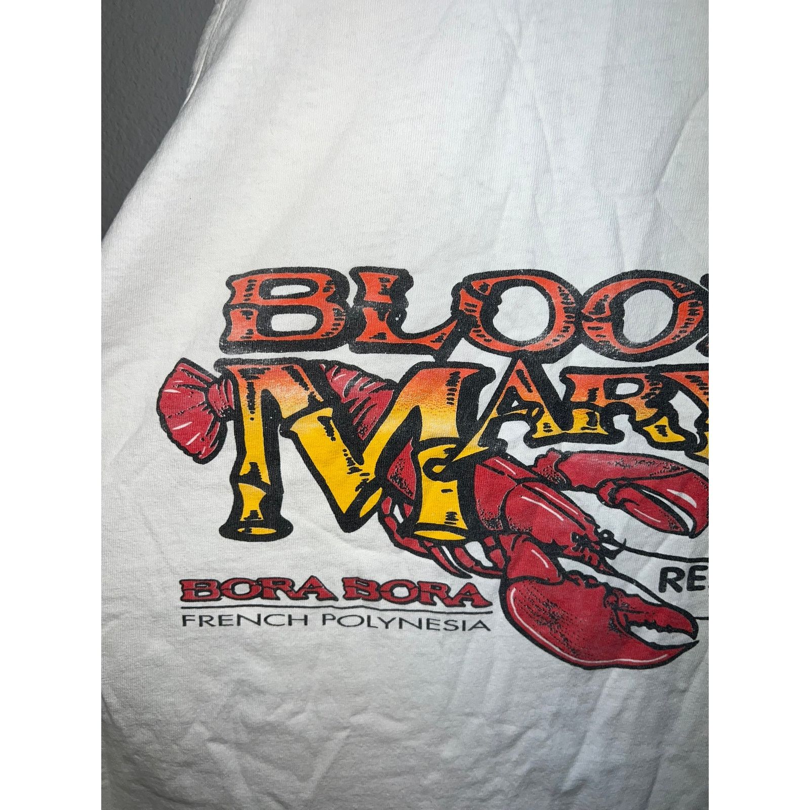 Hanes Vintage Bloody Marys Shirt Bora French Polynesia 90s VTG XL Size US XL / EU 56 / 4 - 8 Thumbnail