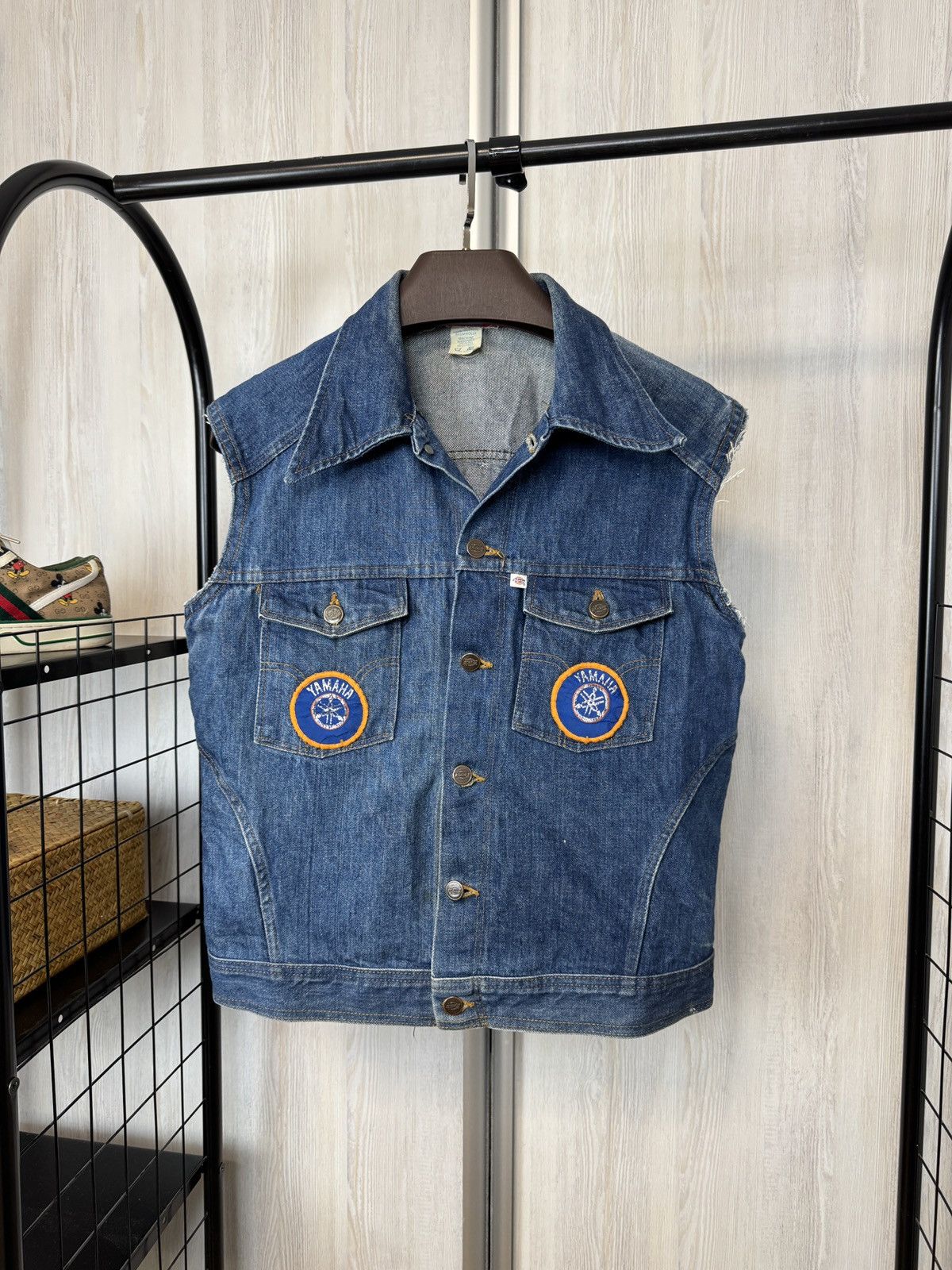 Dickies Dickies vintage made in USA Yamaha denim vest Size US L / EU 52-54 / 3 - 1 Thumbnail