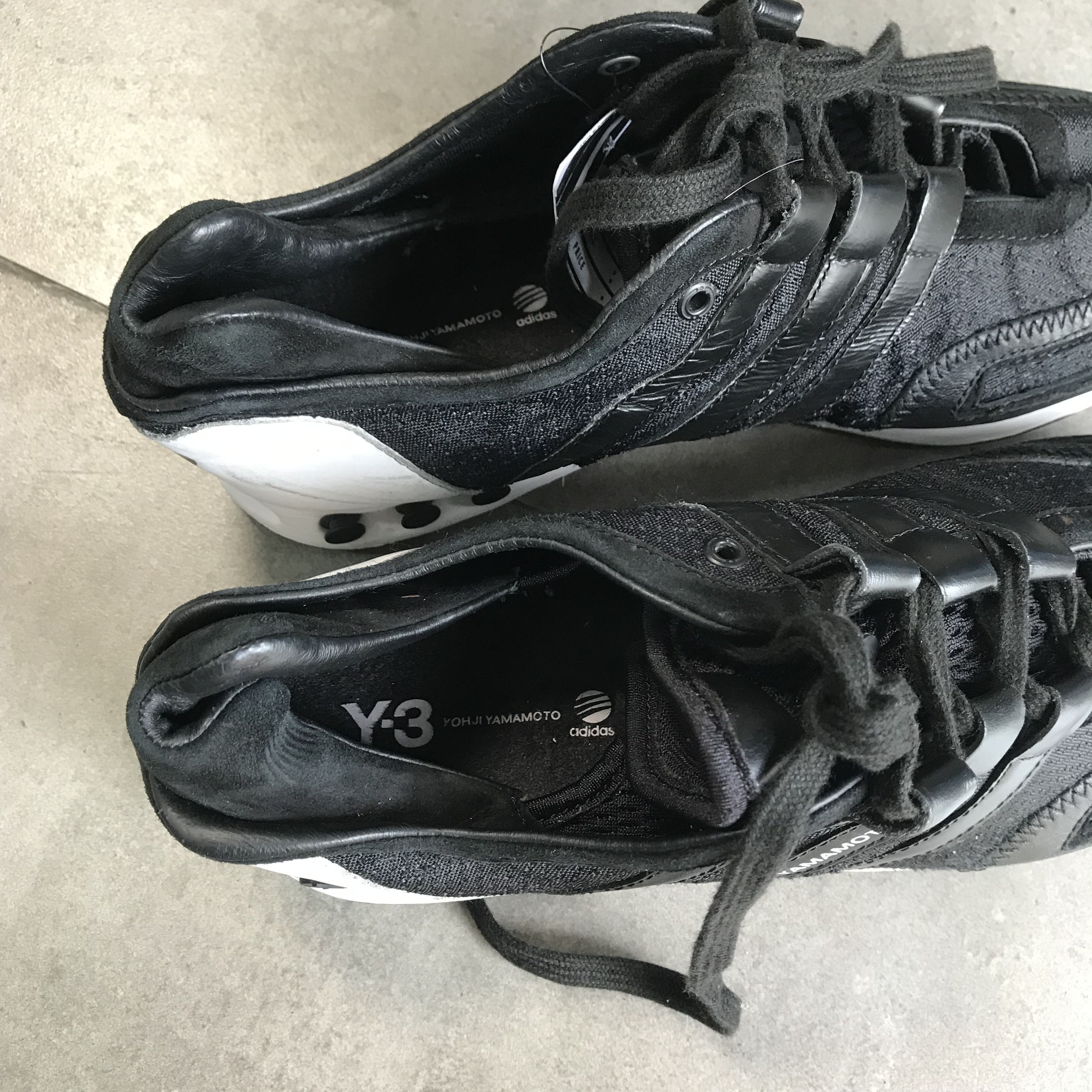 Yohji Yamamoto adidas x Yohji Yamamoto Y-3 La Trainner two tone colorway Size US 7 / EU 40 - 12 Thumbnail