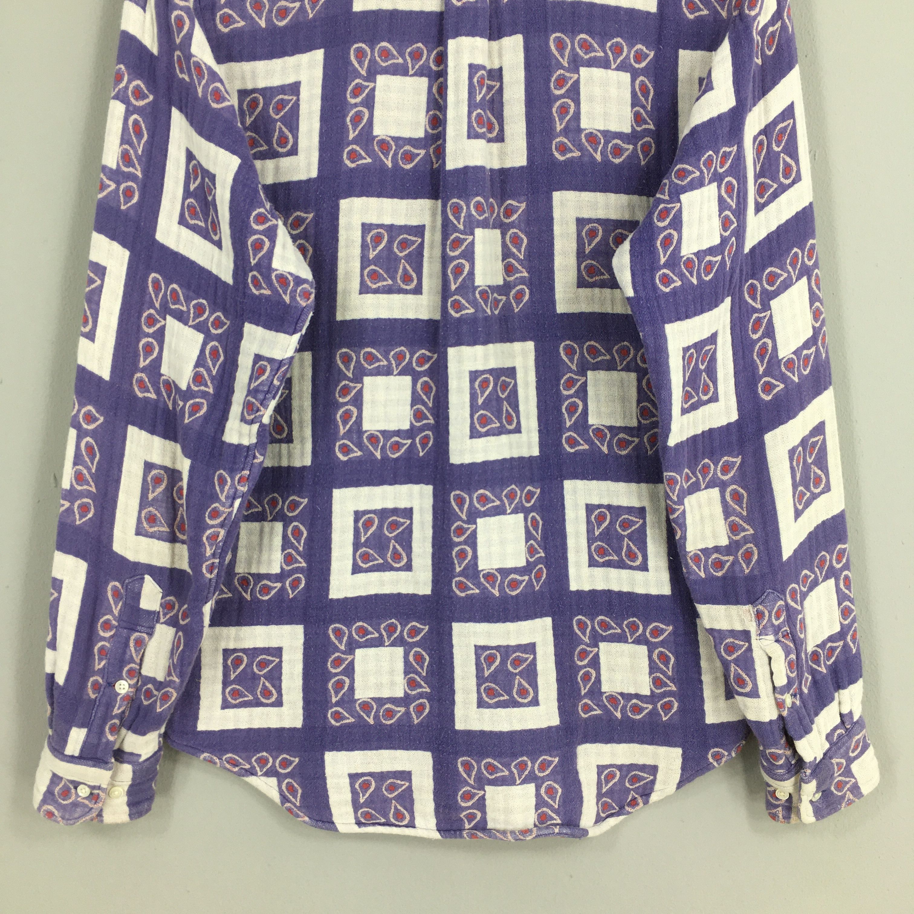 Sugar Cane Sugar Cane Japan Men Abstract Plaid Checkered Shirt Medium Size US M / EU 48-50 / 2 - 9 Thumbnail