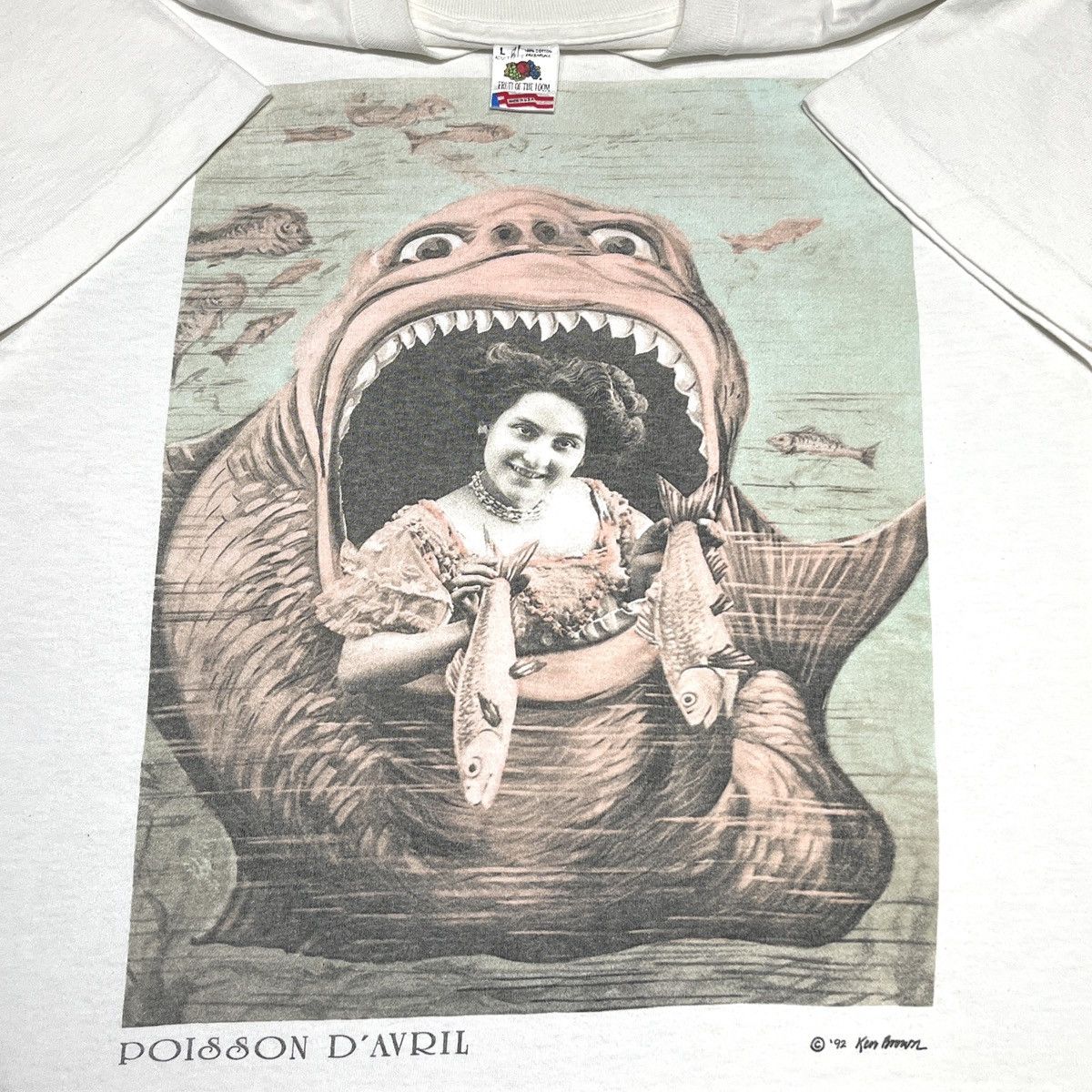 Vintage 90’s Ken Brown “Poisson D’Avril” Size US L / EU 52-54 / 3 - 6 Thumbnail