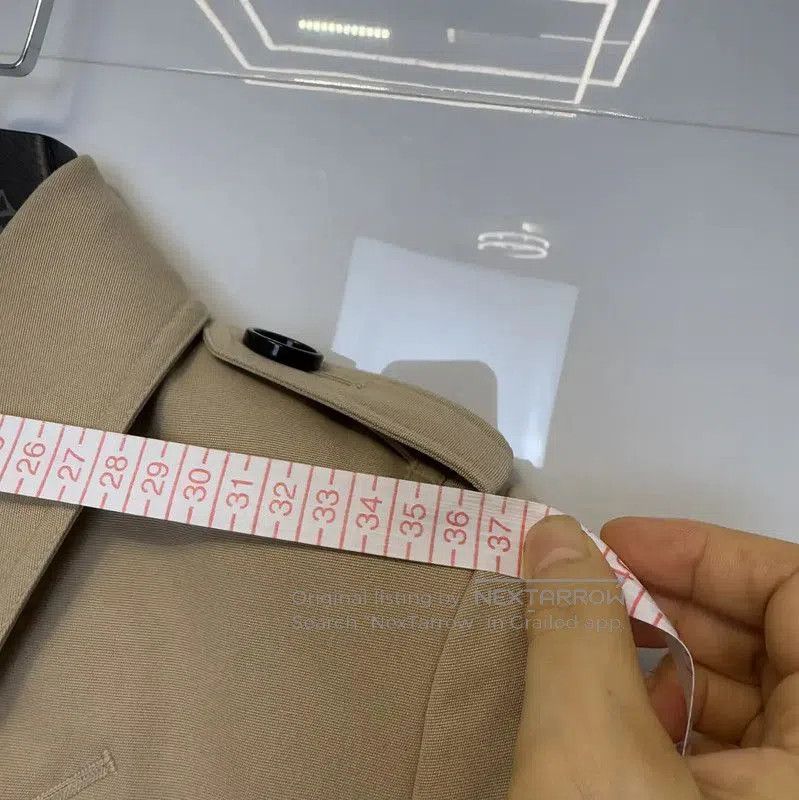 Burberry Burberry Khaki Cotton Trench Coat for Women. Size S / US 4 / IT 40 - 5 Thumbnail