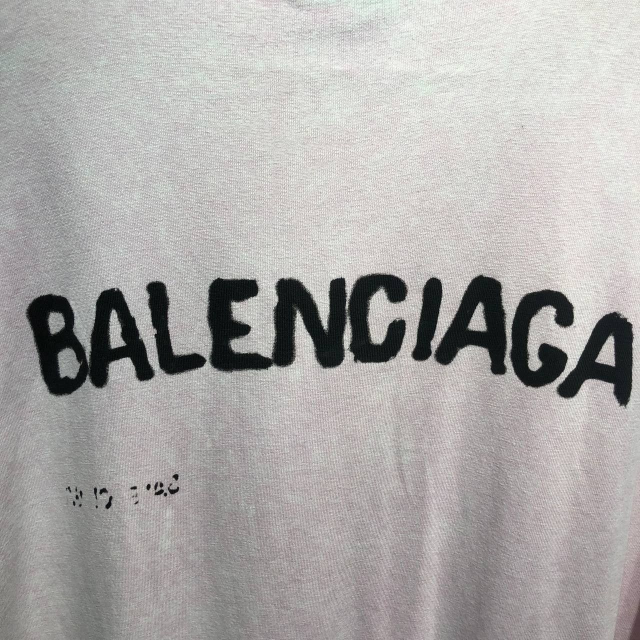 Balenciaga Balenciaga Graffiti Logo Tee Size US M / EU 48-50 / 2 - 3 Thumbnail