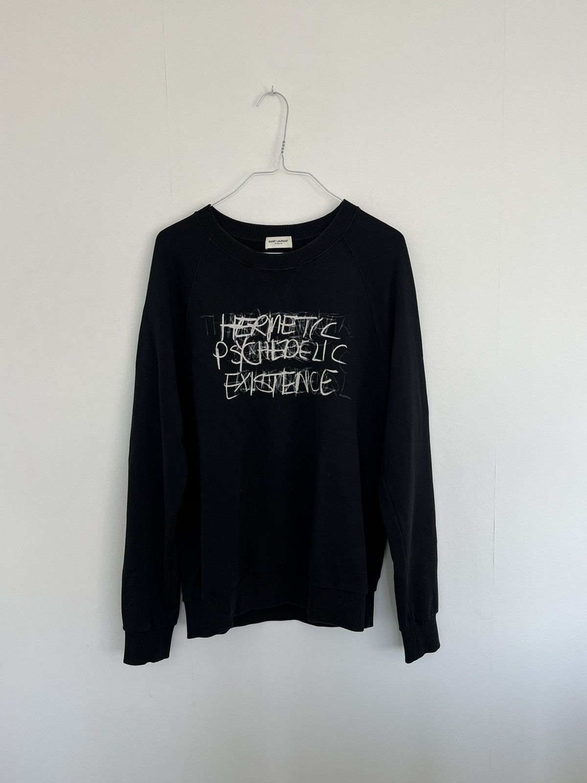Hedi Slimane × Saint Laurent Paris Saint Laurent collar zip