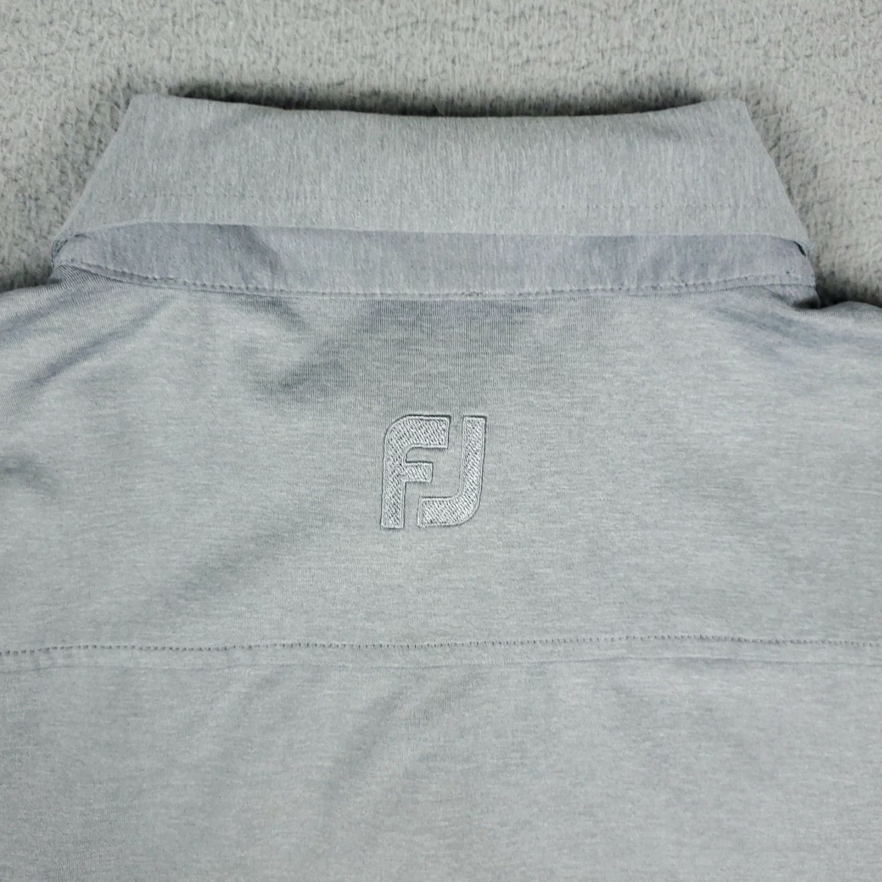 Footjoy FootJoy FJ Golf Polo Shirt Gray Solid Short Sleeve Mens Large Size L Shirt Polo Short Sleeve Gray FootJoy FJ Golf Polo Shirt Mens Large Size US L / EU 52-54 / 3 - 5 Thumbnail