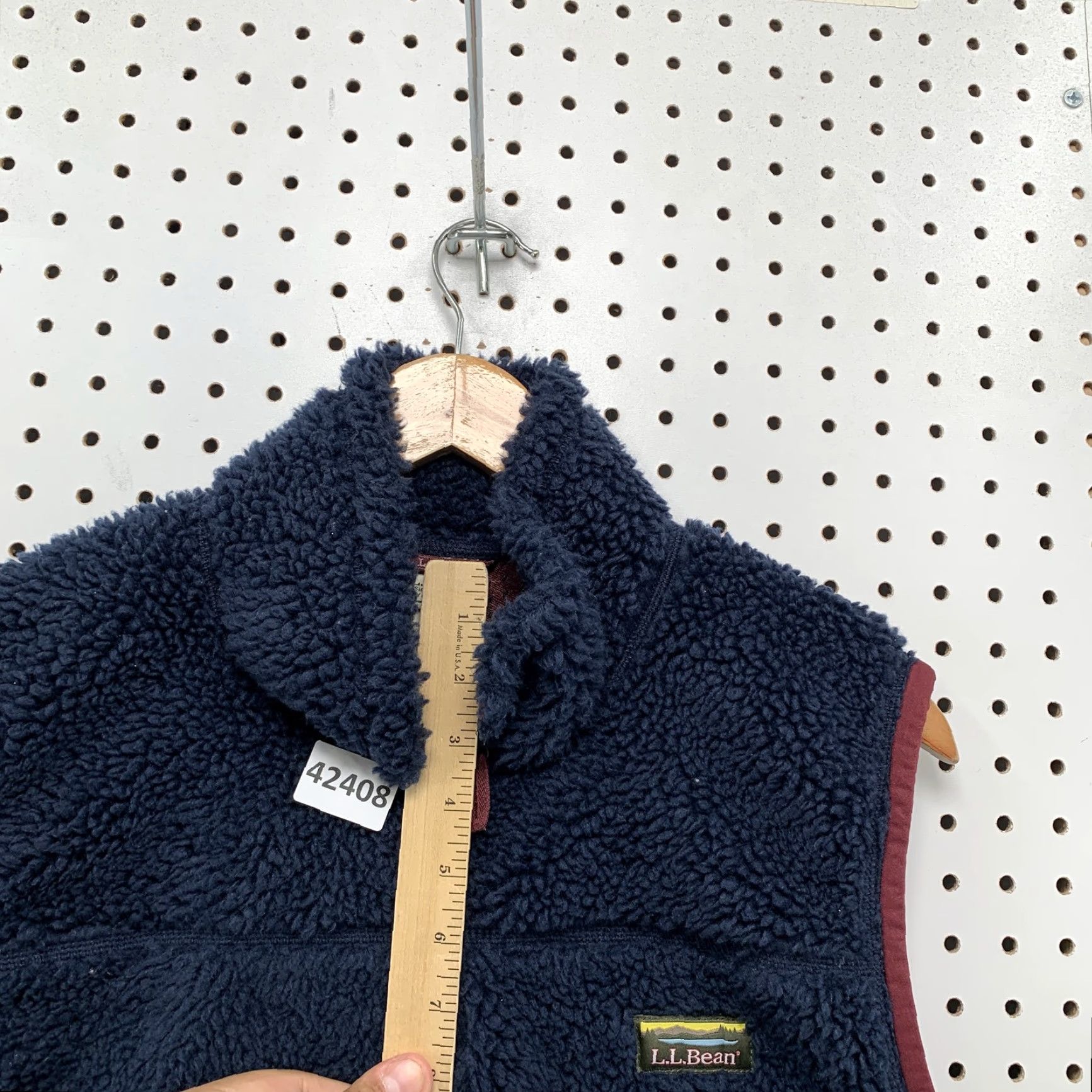 Vintage LL Bean Mens Vest Medium Regular Blue Sherpa Sleeveless Full Zip Outdoor Shirt Size US M / EU 48-50 / 2 - 5 Thumbnail