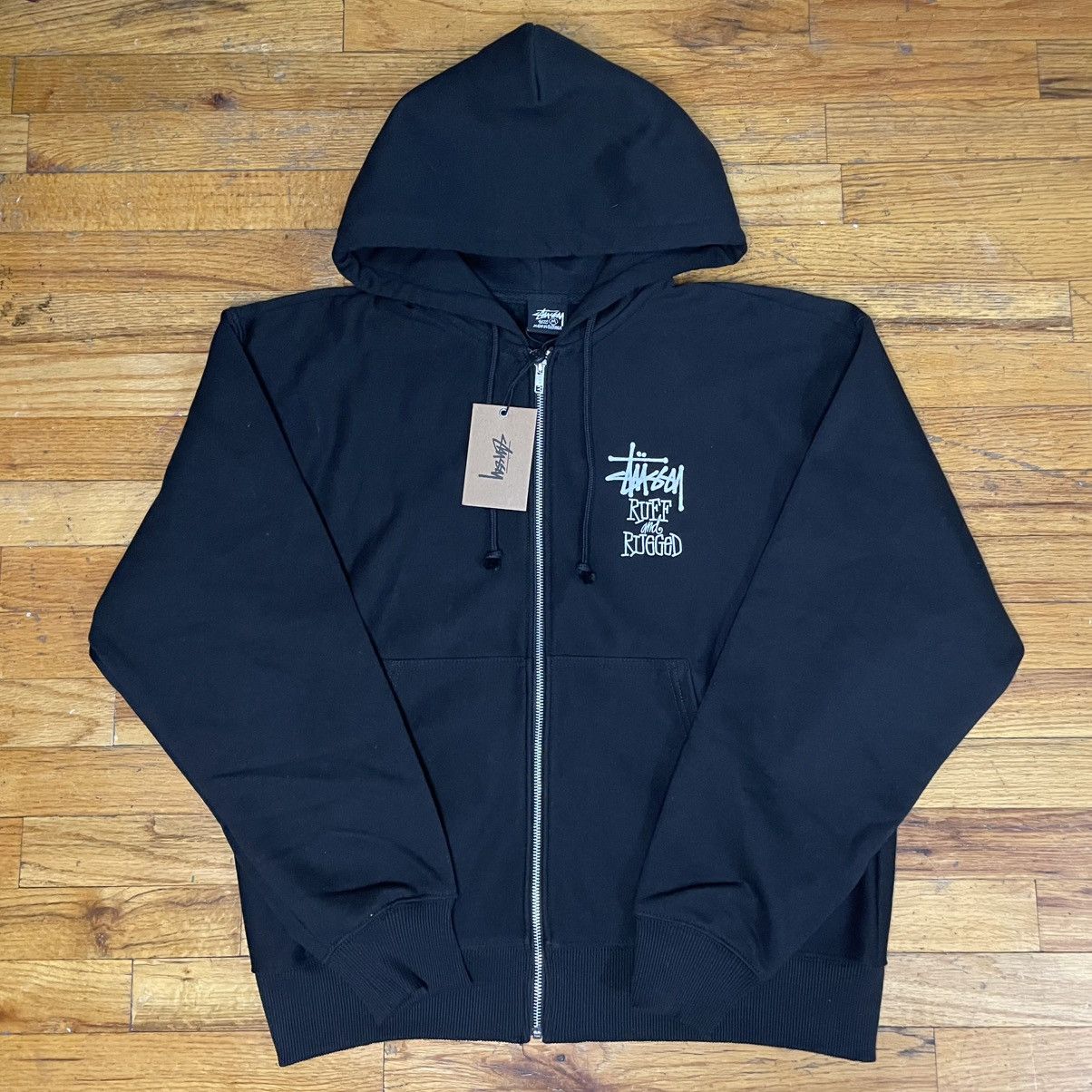 特徴的デザイン【STUSSY】Well Suited ジップアップ フーディー STUSSY ステューシー パーカー ジップアップ メンズ Well Suited