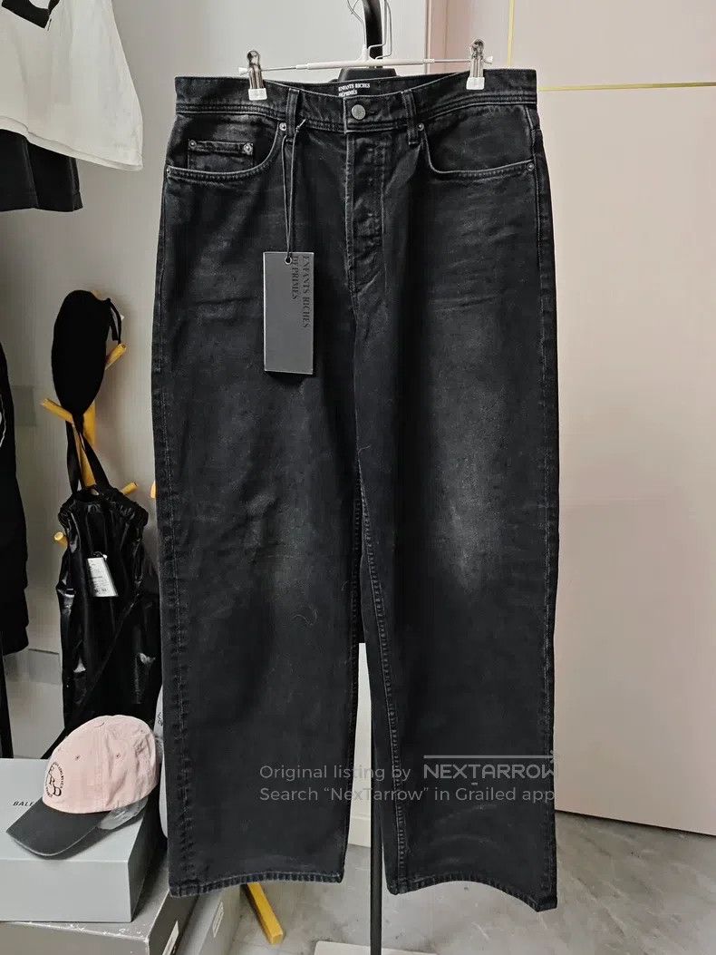 Enfants Riches Deprimes Destroyed Distressed Washed Black-