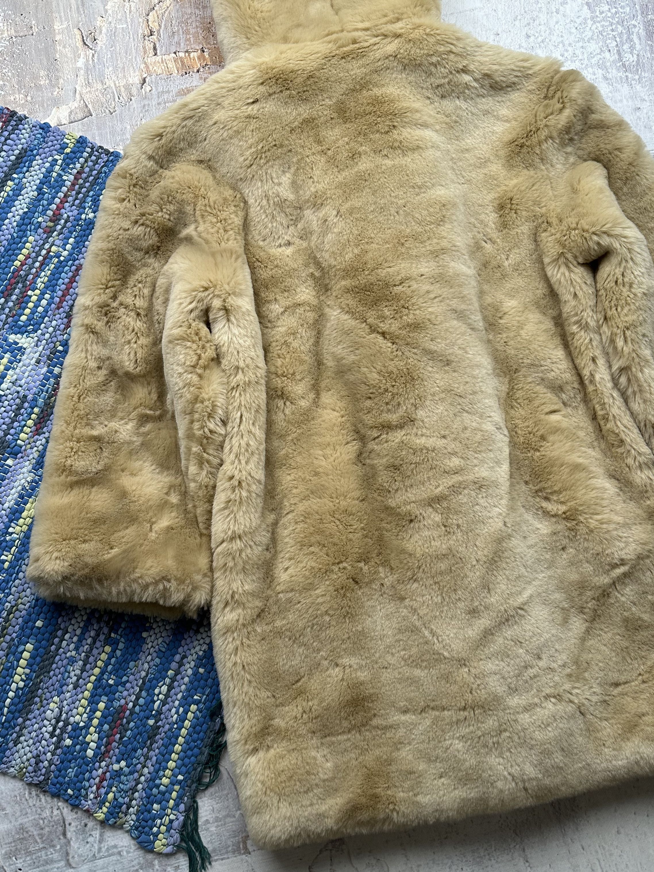 Japanese Brand Vintage Faux Fur Coat A130(52) Size L / US 10 / IT 46 - 9 Thumbnail