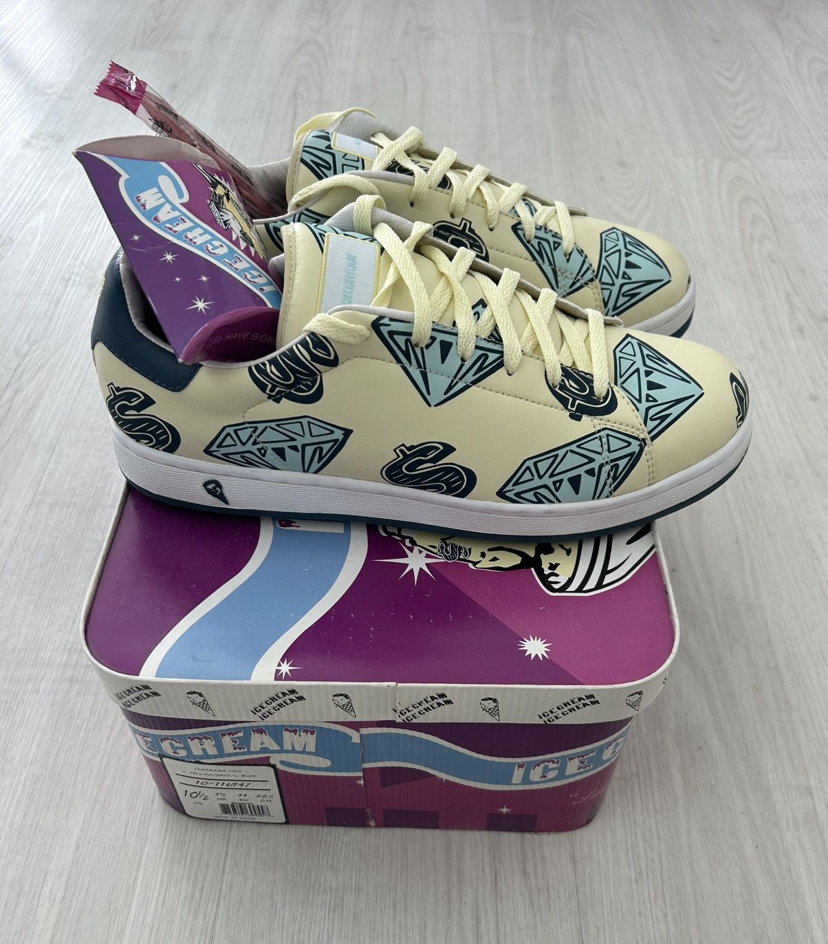 Icecream × Reebok VERY RARE OG REEBOK X BBC/ICE CREAM PRE PRODUCTION SAMPLE Size US 10.5 / EU 43-44 - 7 Thumbnail