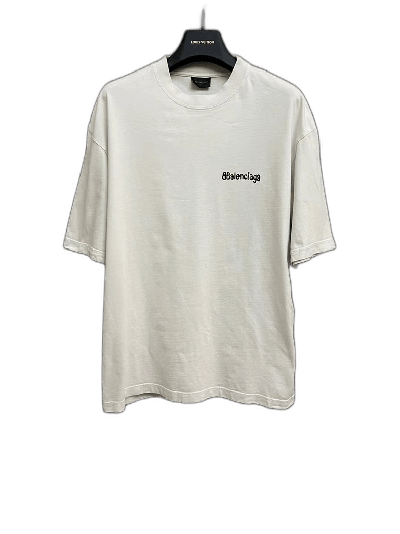 Balenciaga Balenciaga New Graffiti Double B Short Sleeve Shirt-2505 Size US XS / EU 42 / 0 - 1 Thumbnail