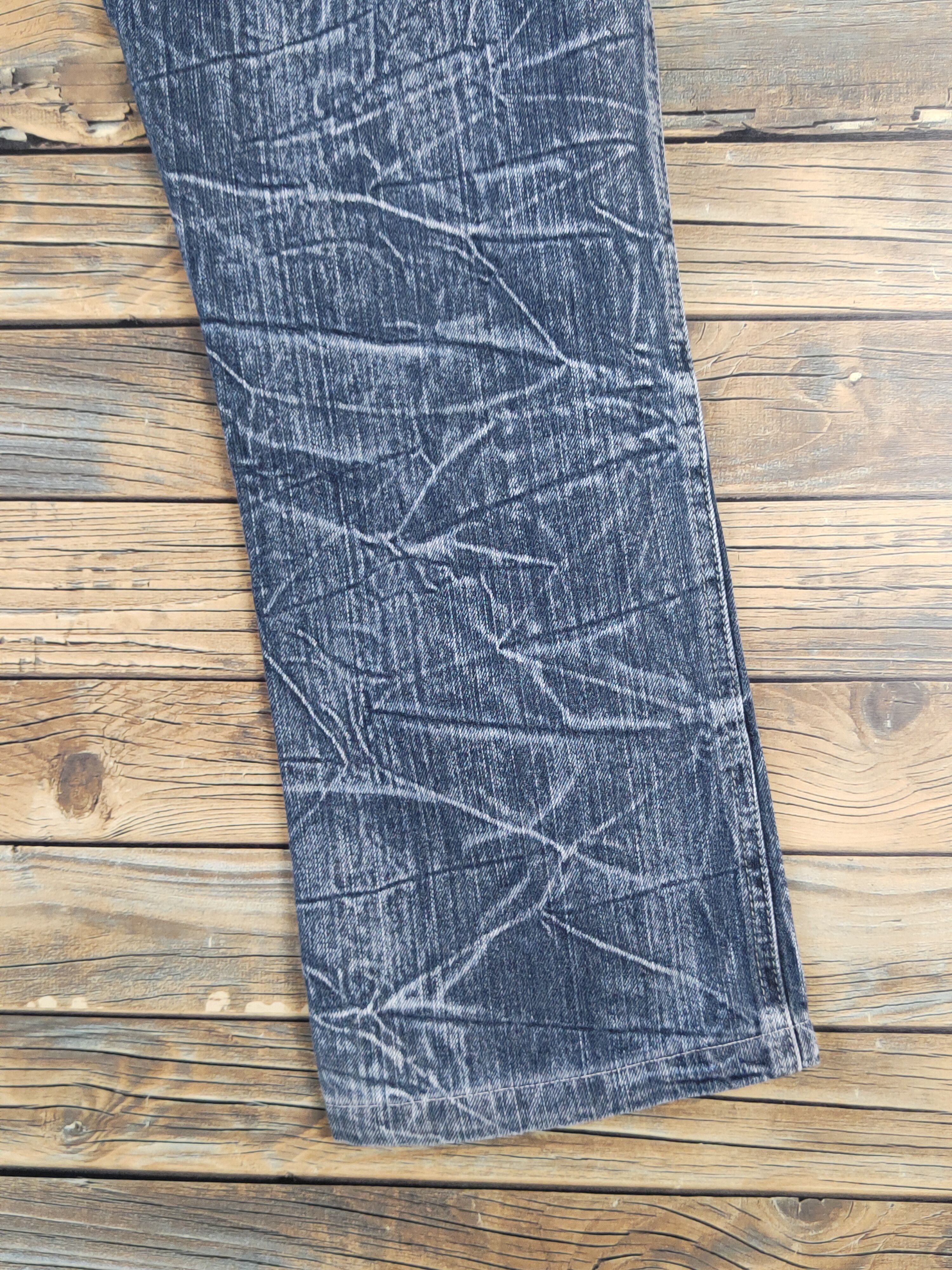 Japanese Brand Dominate Dark Blue Distressed Ripped denim Jeans #W1882 Size US 30 / EU 46 - 12 Thumbnail
