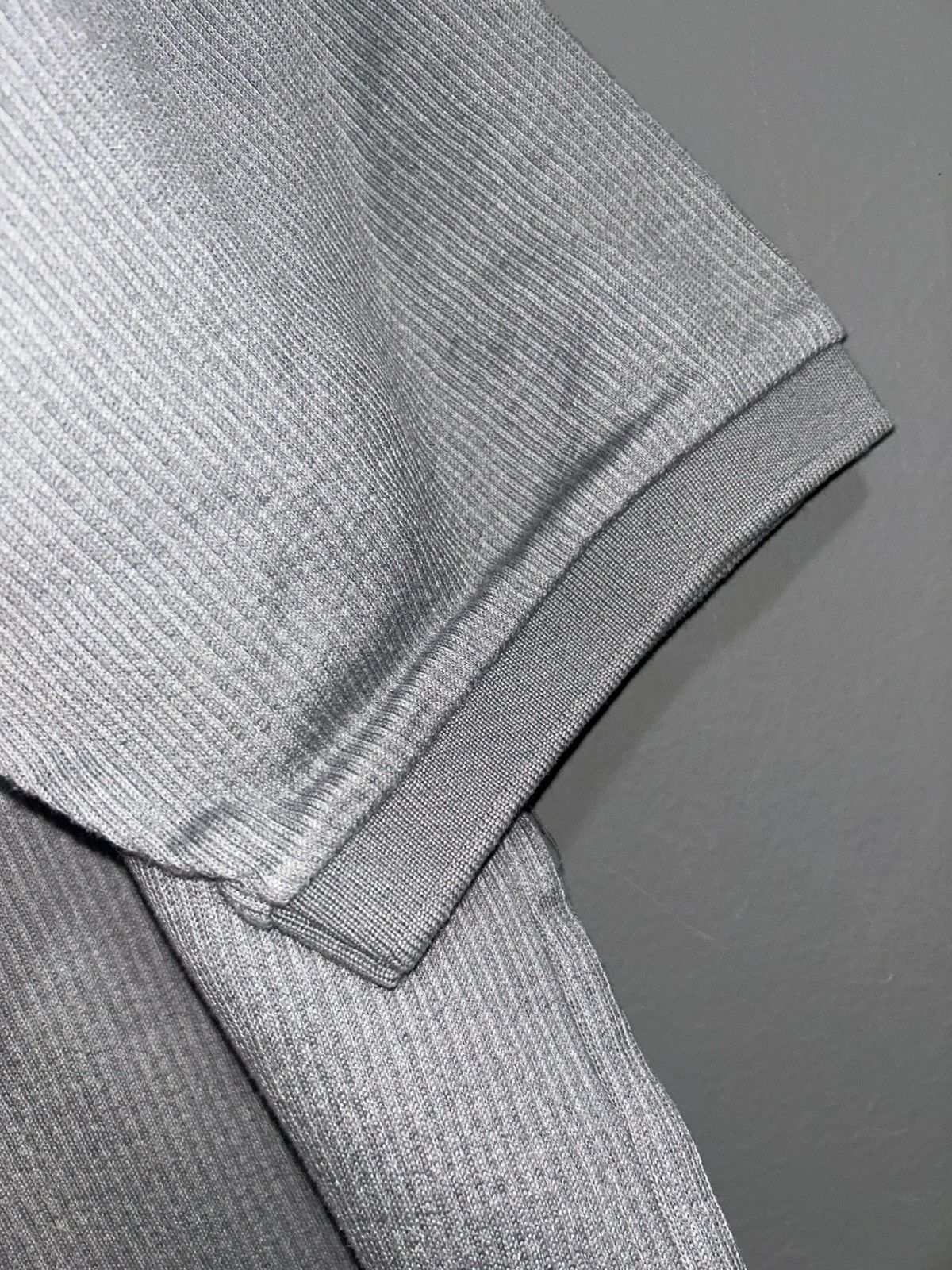 Burberry Vintage Burberry Light Gray Polo Shirt size Large Size US L / EU 52-54 / 3 - 4 Thumbnail