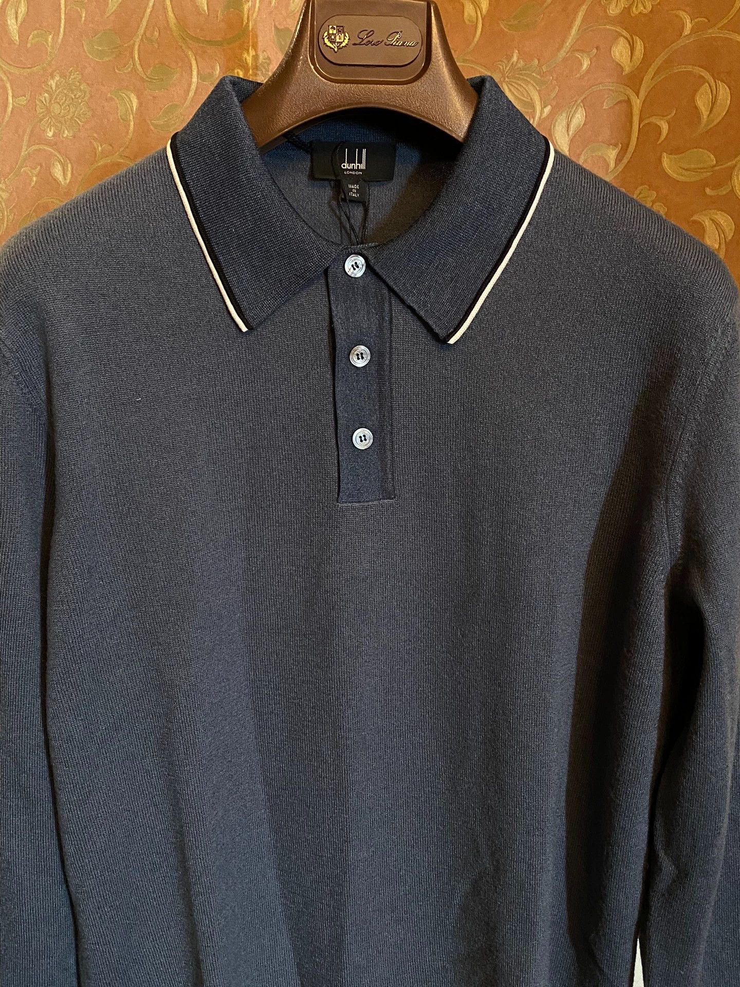 Alfred Dunhill dunhill Cashmere & Wool Blend Sweater Made in Italy Size M Size US M / EU 48-50 / 2 - 2 Thumbnail