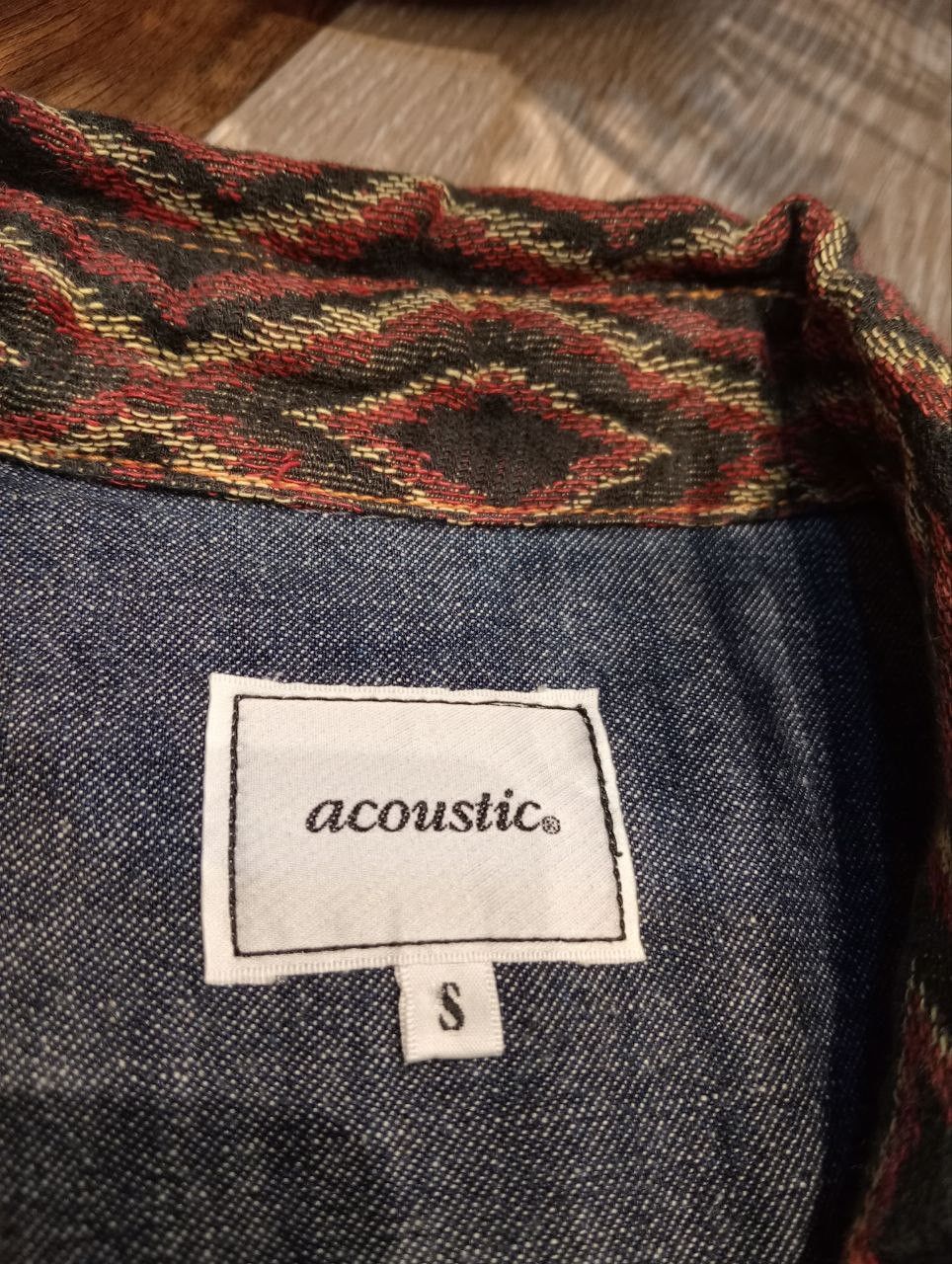 Japanese Brand ACOUSTIC JAPAN BLUE DENIM SHIRT Size US S / EU 44-46 / 1 - 8 Thumbnail