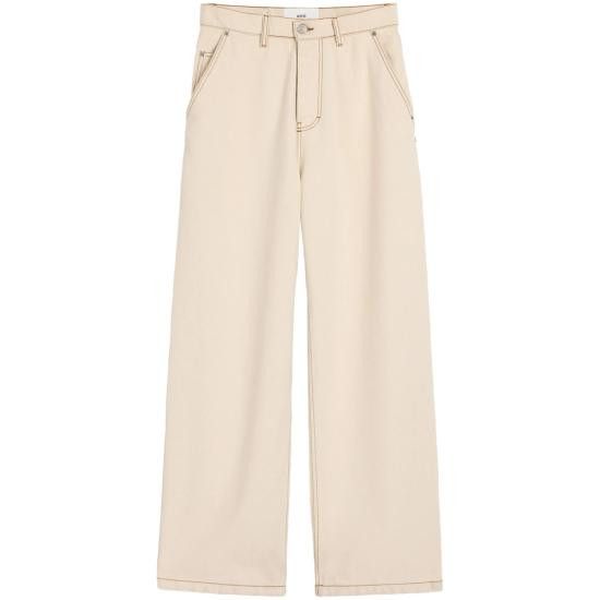 AMI AMI Men Denims HTR456 DE0039 136 WHITE Size US 32 / EU 48 - 1 Thumbnail