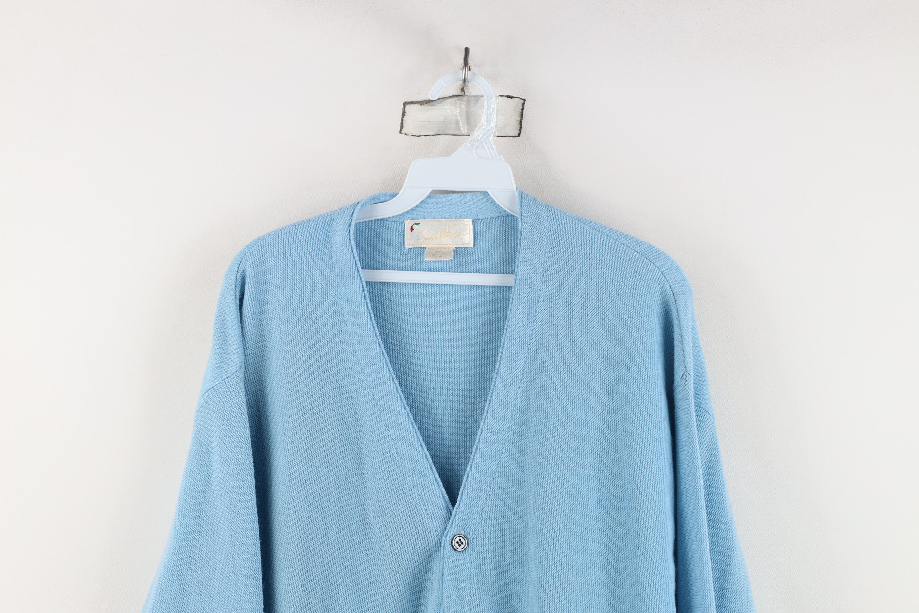 Vintage Vintage 70s 80s Streetwear Sweater Carolina Blue USA Size US XXL / EU 58 / 5 - 2 Thumbnail