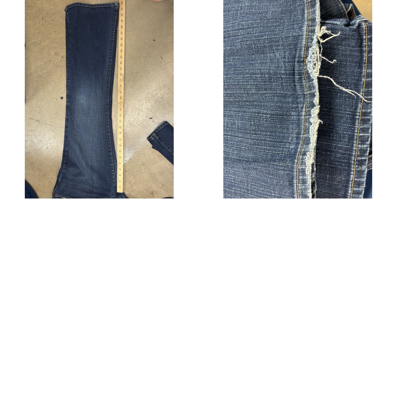Lucky Brand VINTAGE Lucky Brand Jeans Women 30x32 Blue Denim Lil' Maggie Low Rise Bootcut Stretch 90s Hipster Size 30" / US 8 / IT 44 - 8 Thumbnail