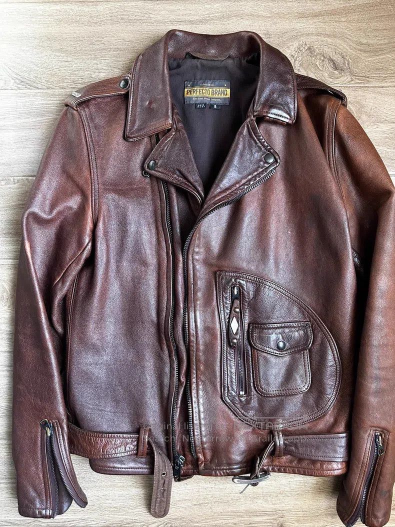 Schott Schott Leather coat Size US S / EU 44-46 / 1 - 3 Thumbnail