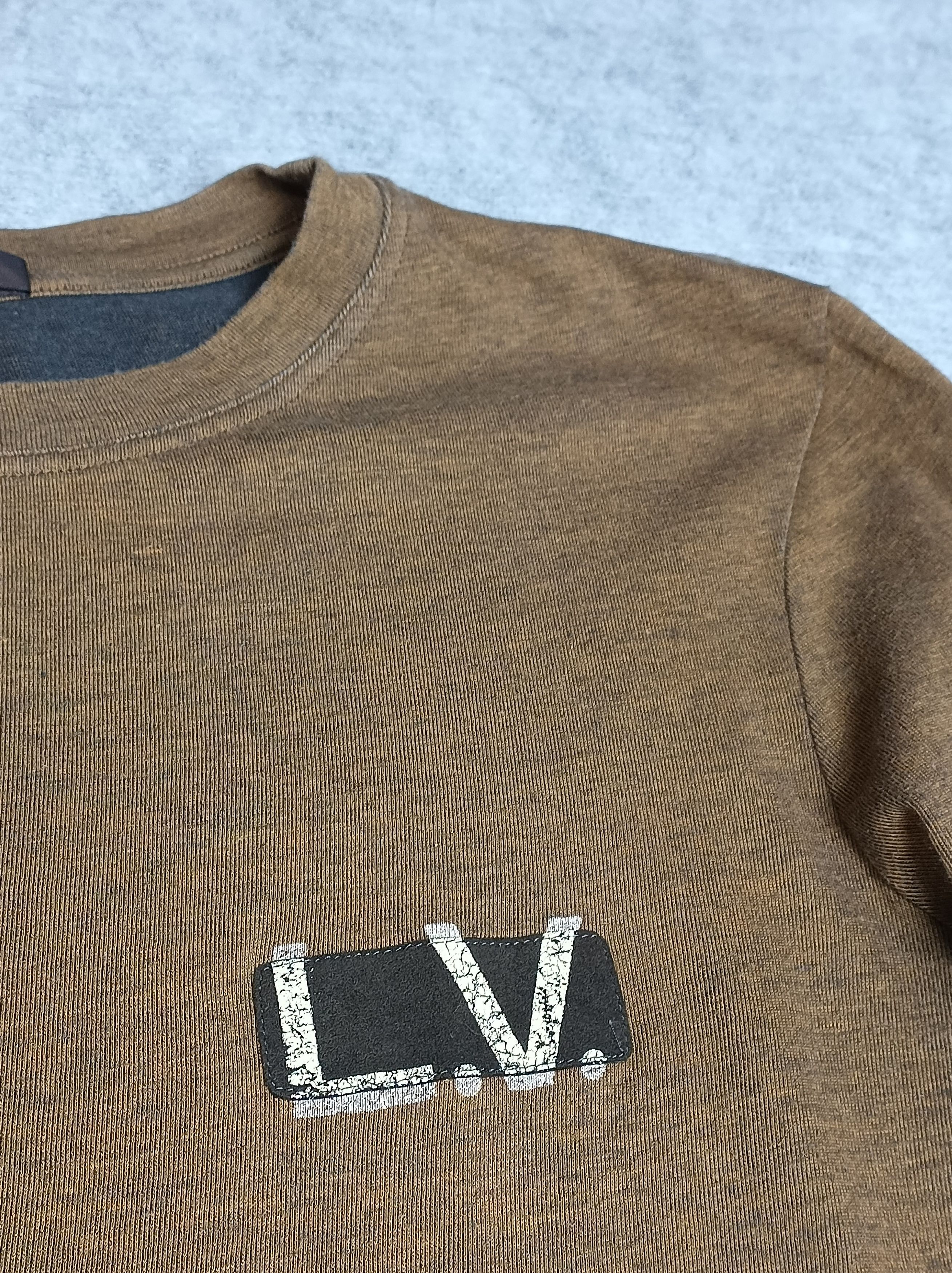 Louis Vuitton Louis Vuitton Print LV Logo Knit Long sleeve T-shirt Sz M Size US M / EU 48-50 / 2 - 6 Thumbnail