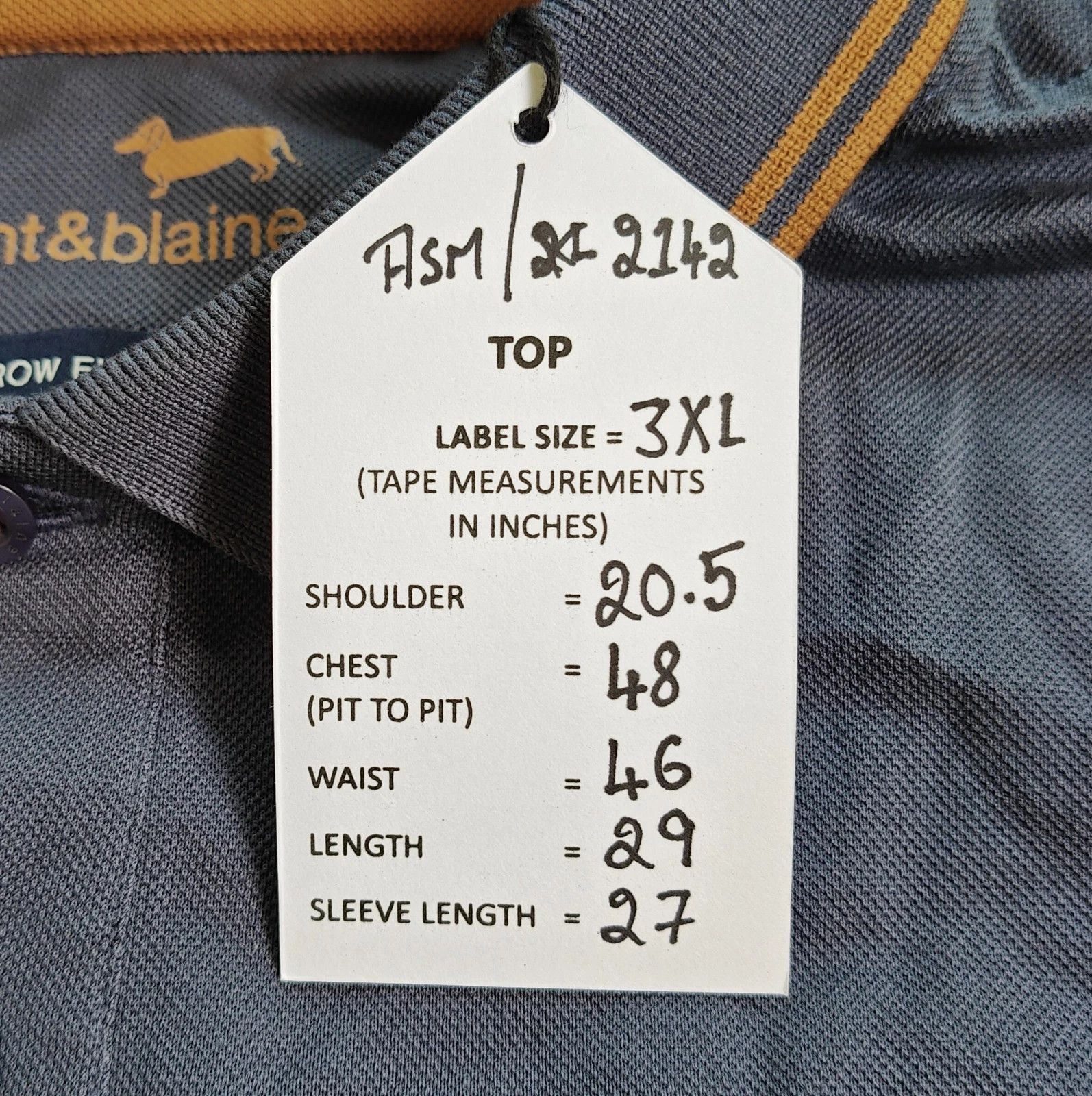 Harmont & Blaine Harmont & Blaine Longsleeves Polo Shirt ASM/2142 Size US XXL / EU 58 / 5 - 6 Thumbnail