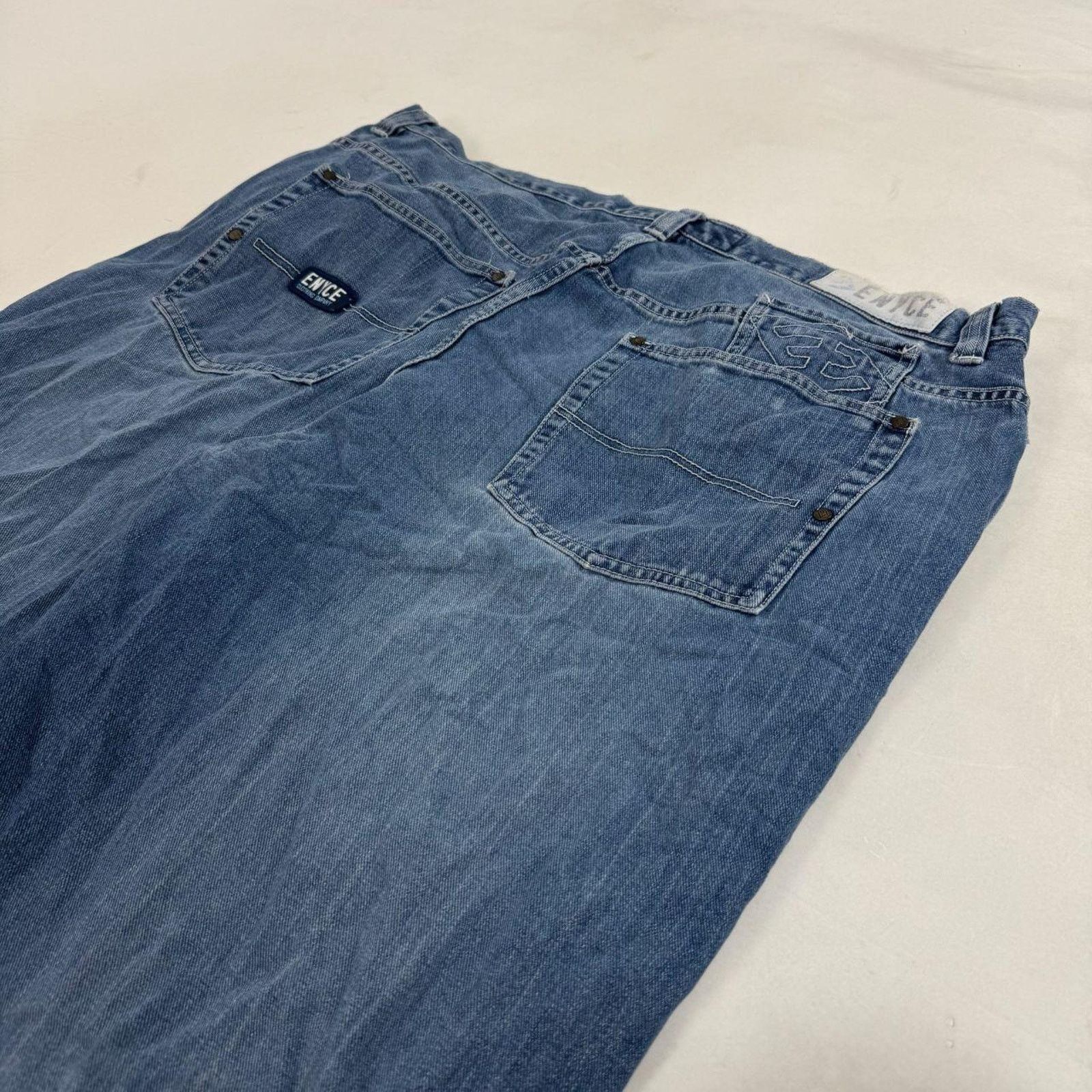 Enyce × JNCO × Vintage Vintage y2k enyce faded grunge baggy wide leg skater jeans Size US 40 / EU 56 - 2 Thumbnail