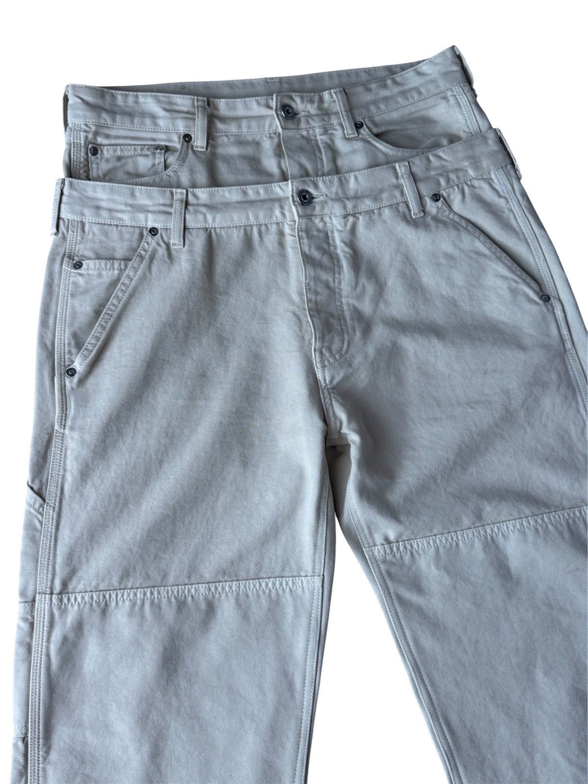 Off-White Off White Double Waist Beige Carpenter Runway Pants Size US 34 / EU 50 - 2 Thumbnail