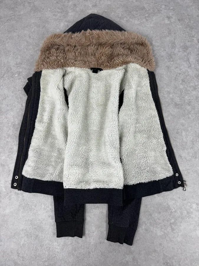 Marc Jacobs Marc Jacobs Grey Napoleon Fur Buttoned Hooded Sweater Size US S / EU 44-46 / 1 - 8 Thumbnail