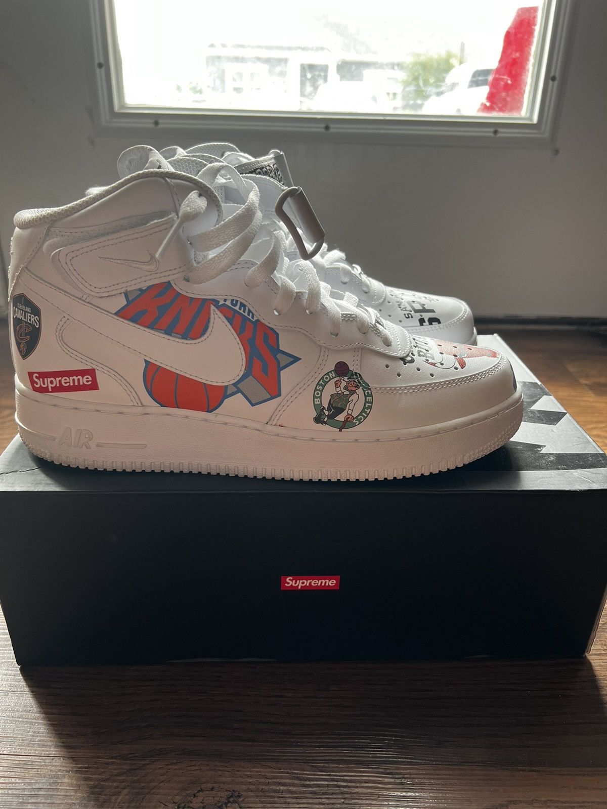 Nike Supreme/NBA Air force 1 high Size US 9 / EU 42 - 2 Thumbnail