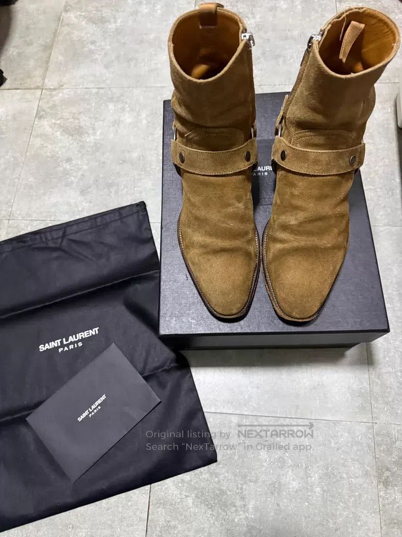 Saint Laurent Paris Saint Laurent Paris Nut brown/tobacco color suede Chelsea Size US 9.5 / IT 39.5 - 1 Thumbnail