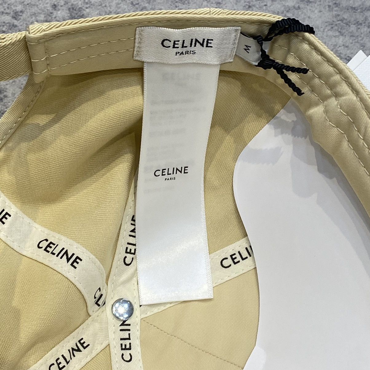 Celine CELINE Triomphe Baseball Cap In Cotton Size ONE SIZE - 6 Thumbnail