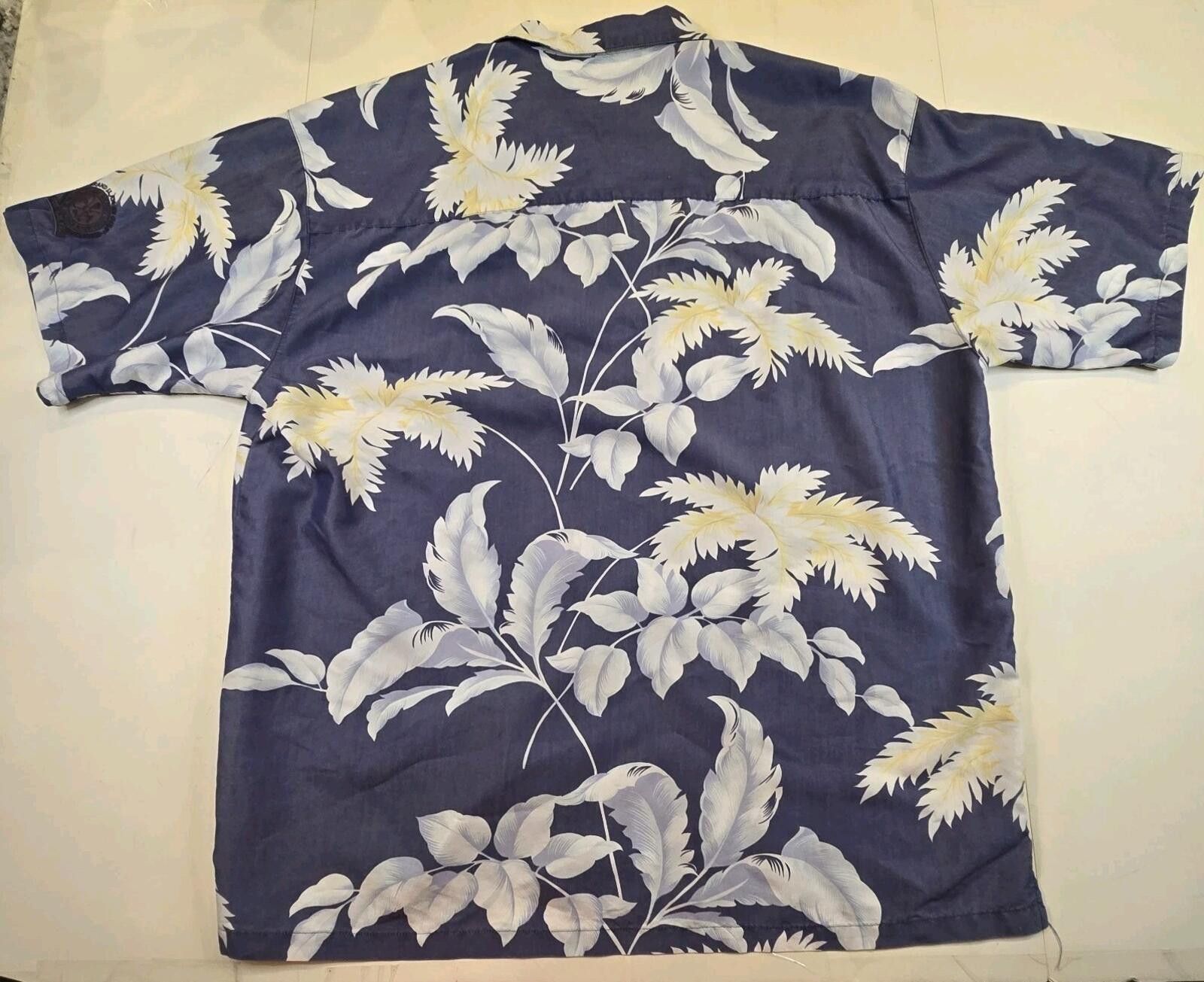 Ashworth Ashworth Hawaiian Polo Shirt Mens XL Blue White Floral PGA Size US XL / EU 56 / 4 - 8 Thumbnail